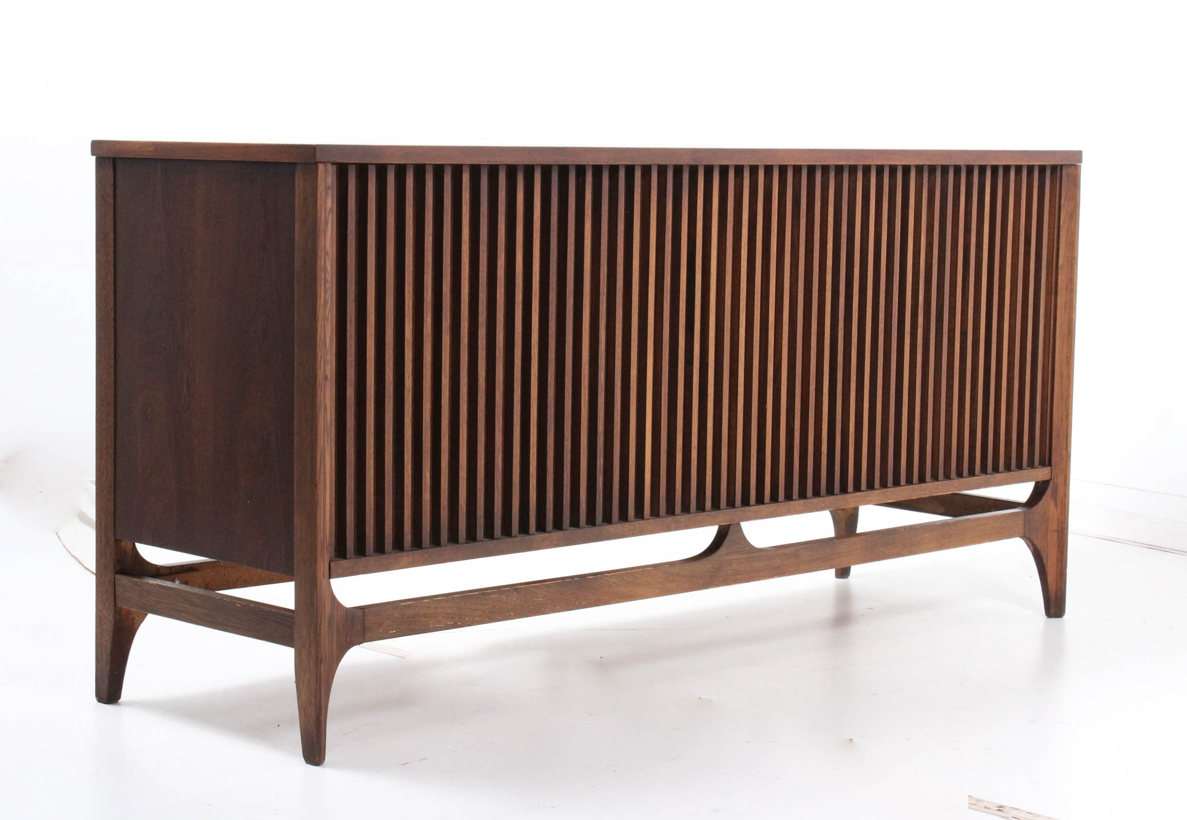 Mid Century Broyhill Brasilia Walnut Room Divider