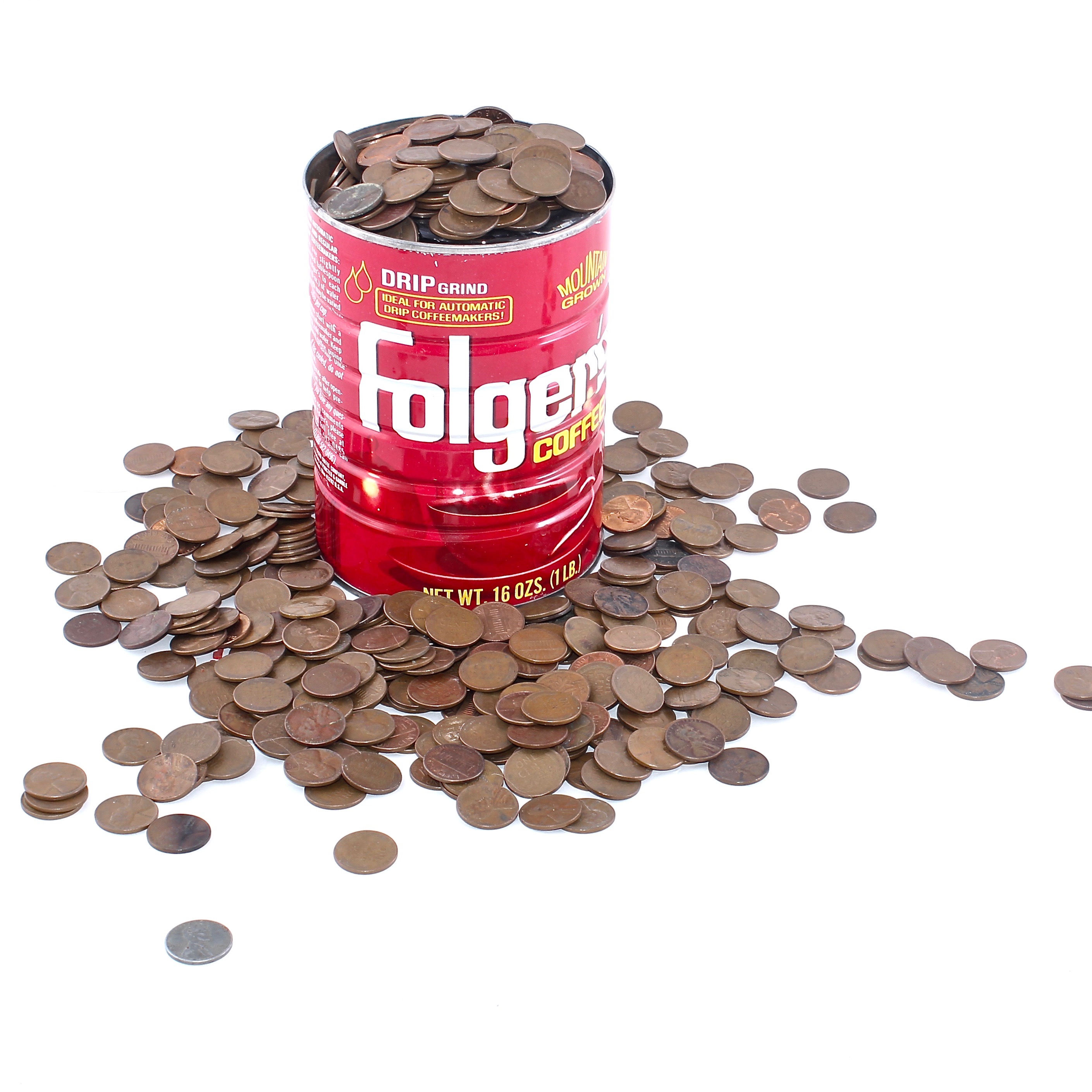 A Large Collection of Wheat and Contemporary Pennies