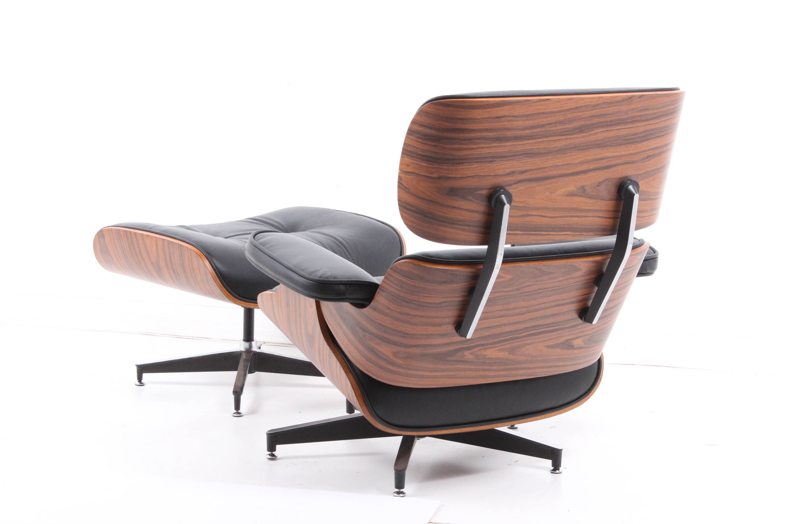Eames Style Lounge Chair with Ottoman