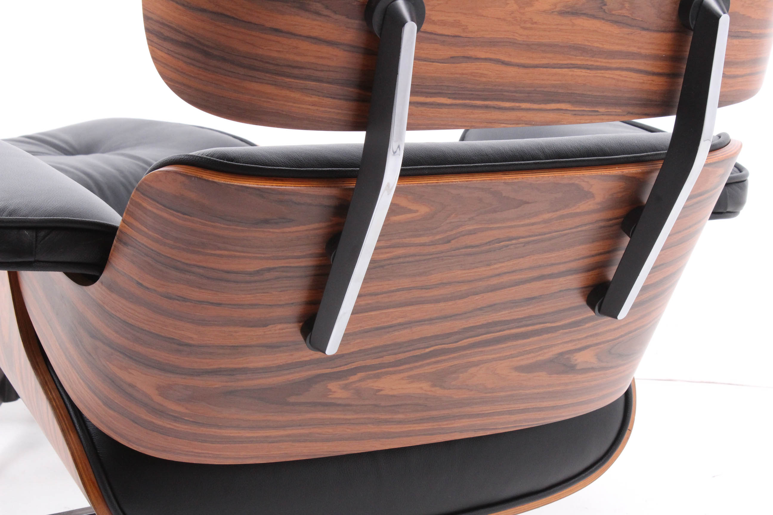 Eames Style Lounge Chair with Ottoman