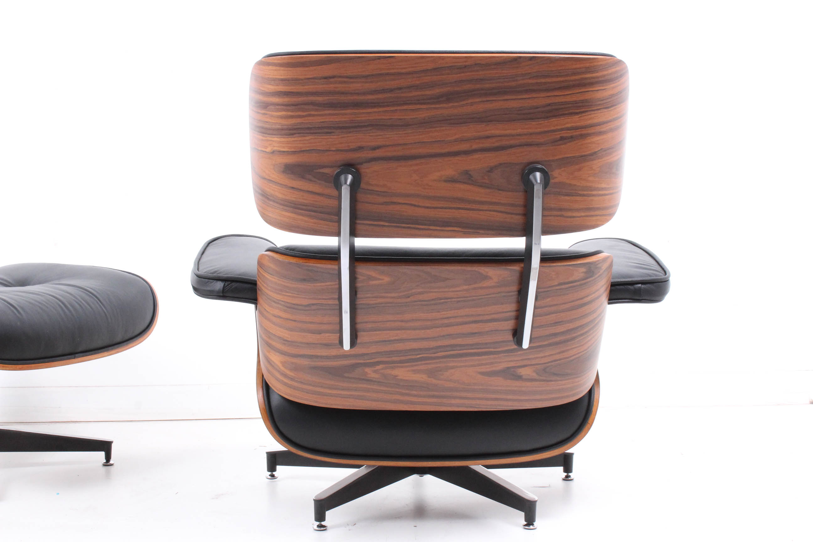 Eames Style Lounge Chair with Ottoman