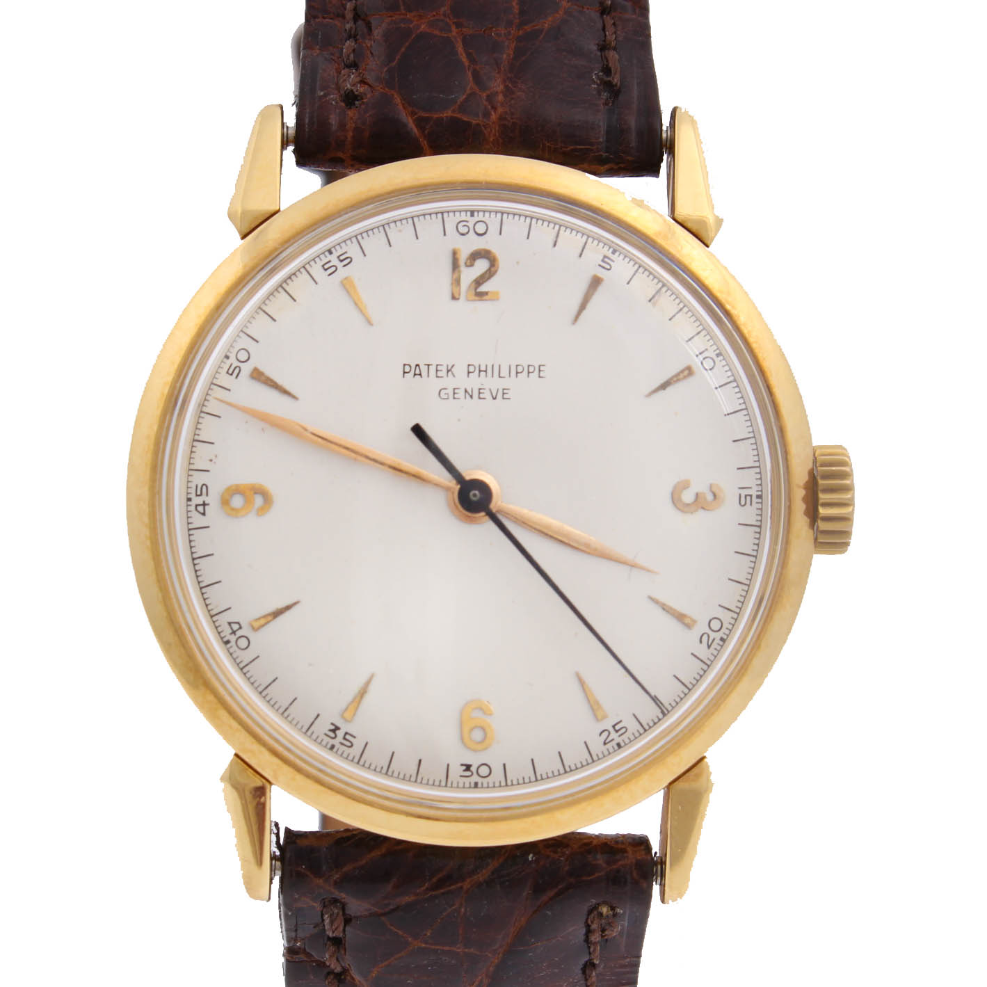 Vintage Patek Philippe 18K Yellow Gold Mechanical Watch