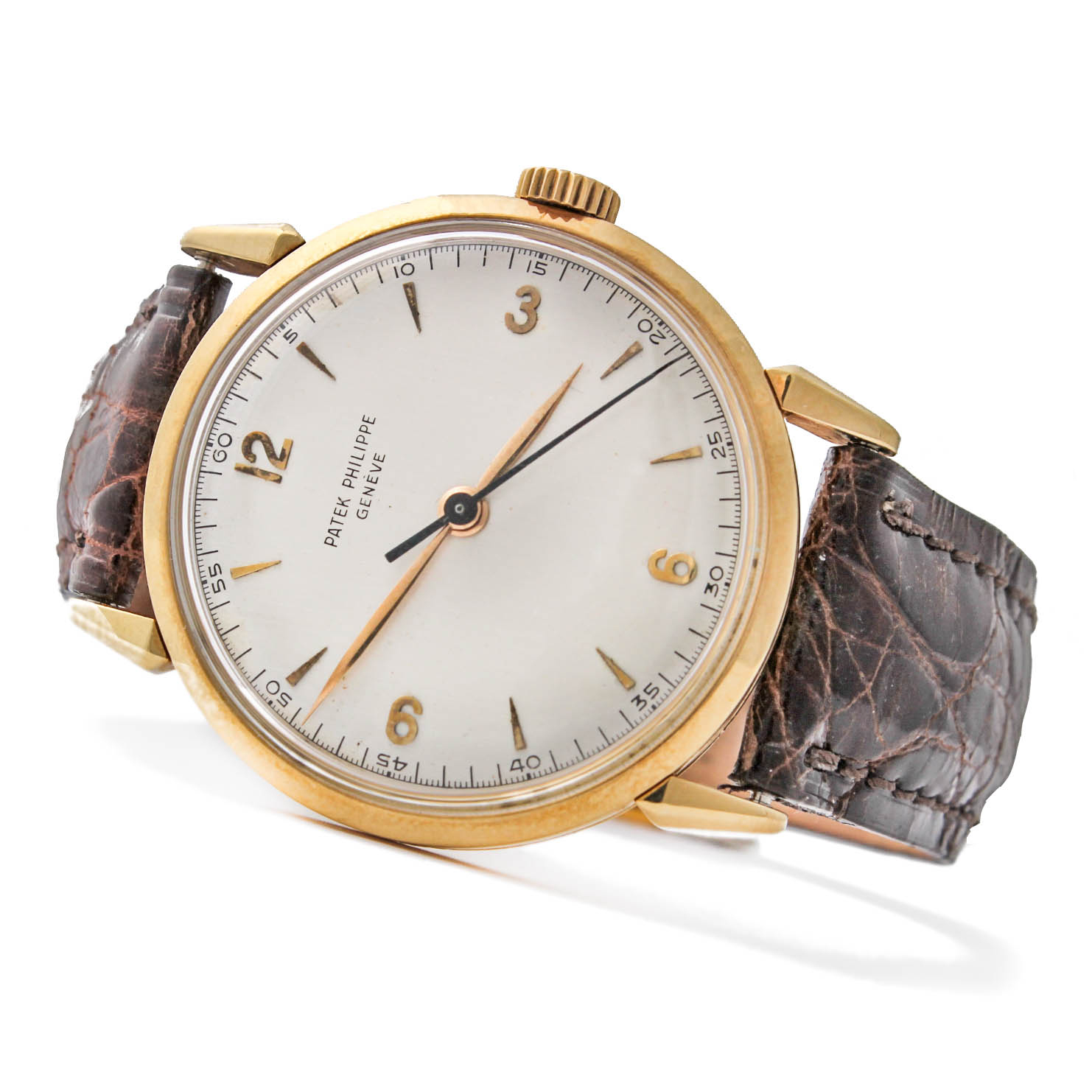 Vintage Patek Philippe 18K Yellow Gold Mechanical Watch