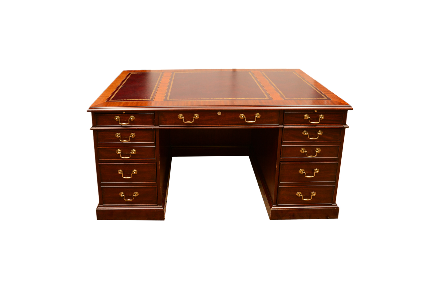 Leather Top Executive Desk by Henkel Moore