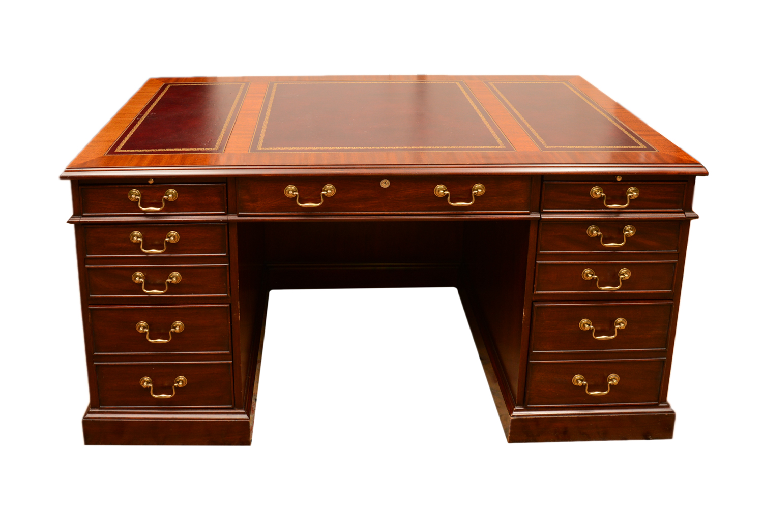 Leather Top Executive Desk by Henkel Moore