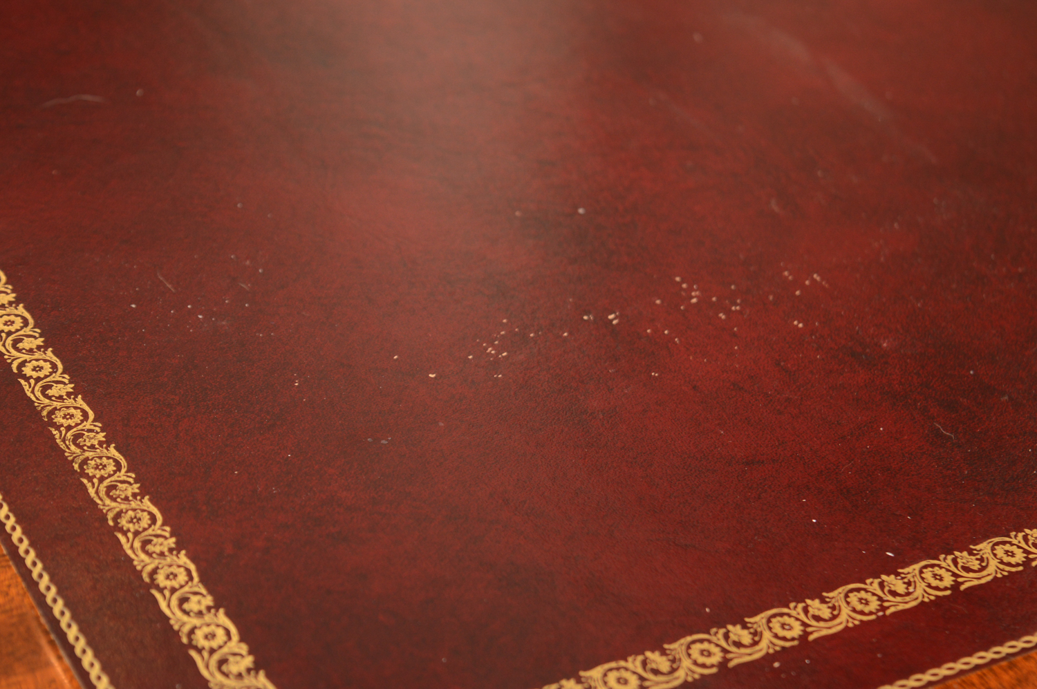 Leather Top Executive Desk by Henkel Moore