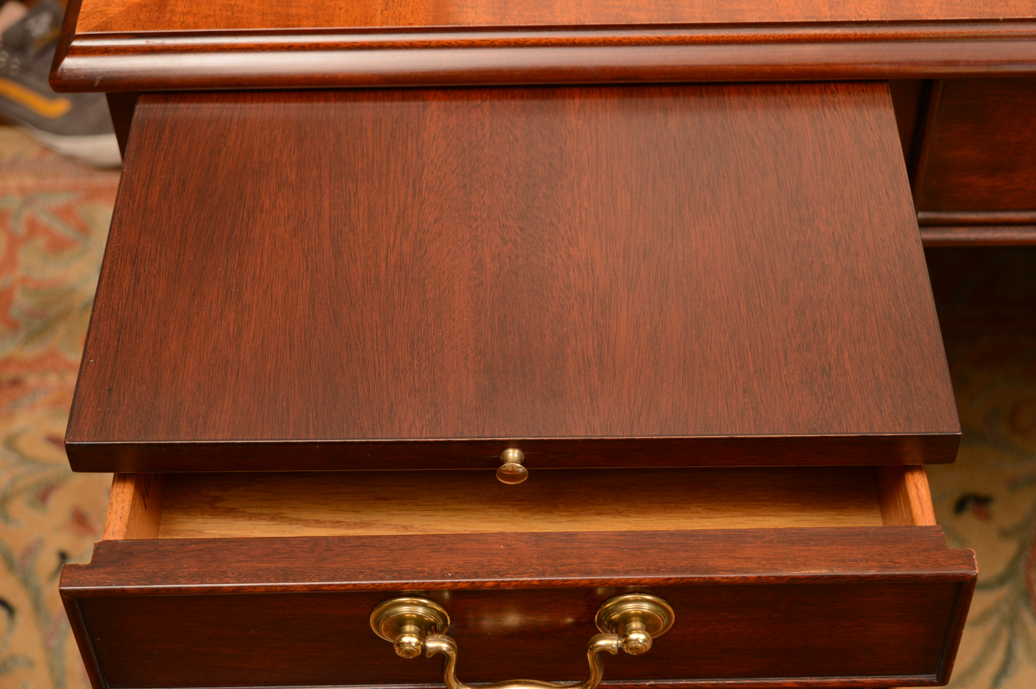 Leather Top Executive Desk by Henkel Moore