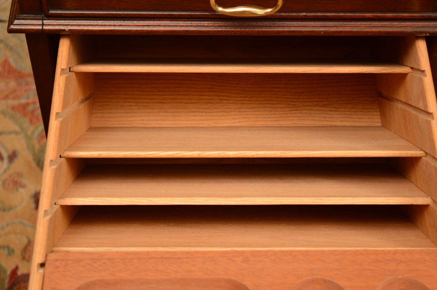 Leather Top Executive Desk by Henkel Moore