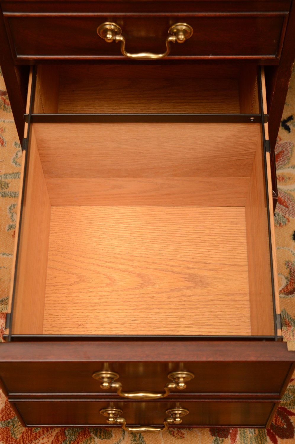 Leather Top Executive Desk by Henkel Moore