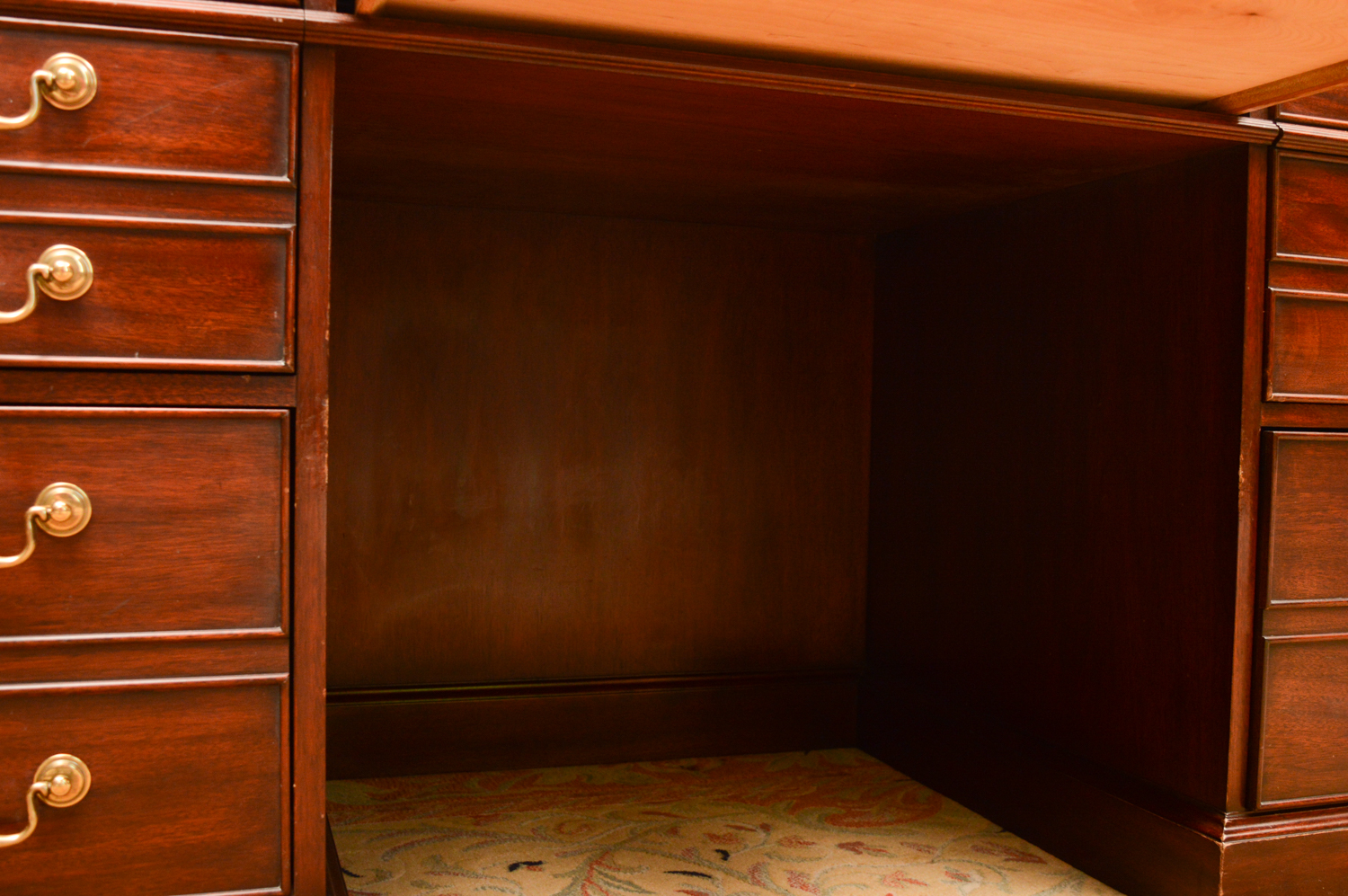 Leather Top Executive Desk by Henkel Moore