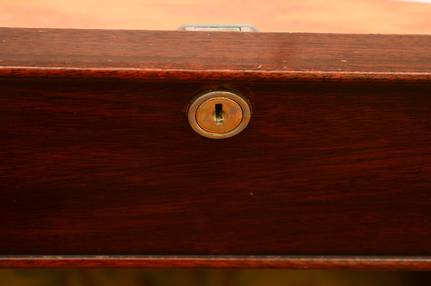 Leather Top Executive Desk by Henkel Moore