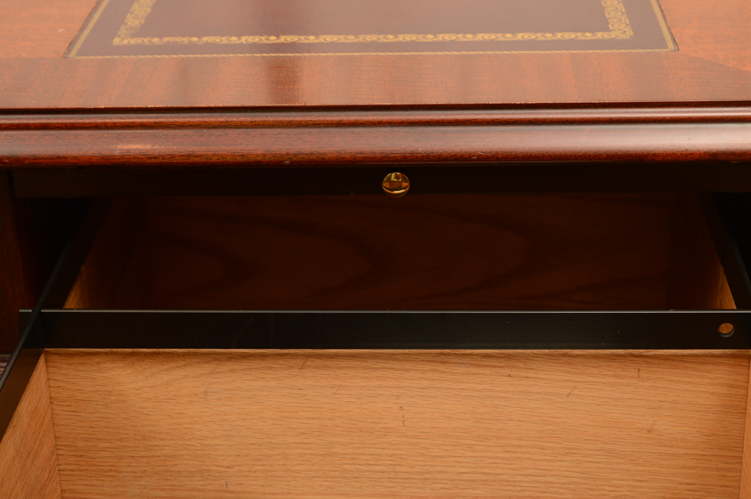 Leather Top Executive Desk by Henkel Moore