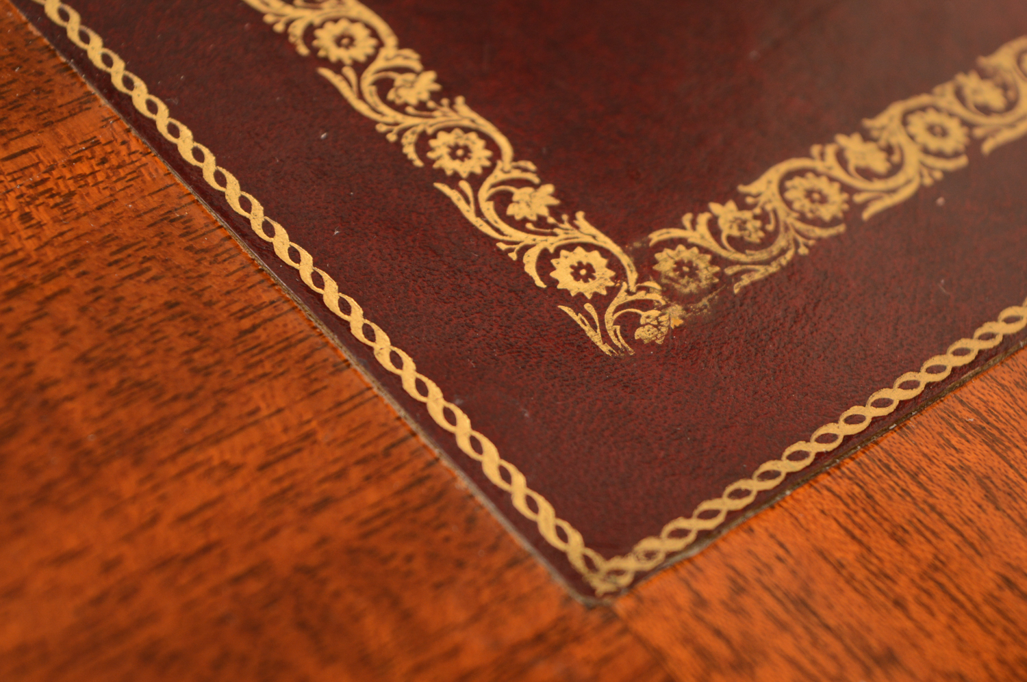 Leather Top Executive Desk by Henkel Moore