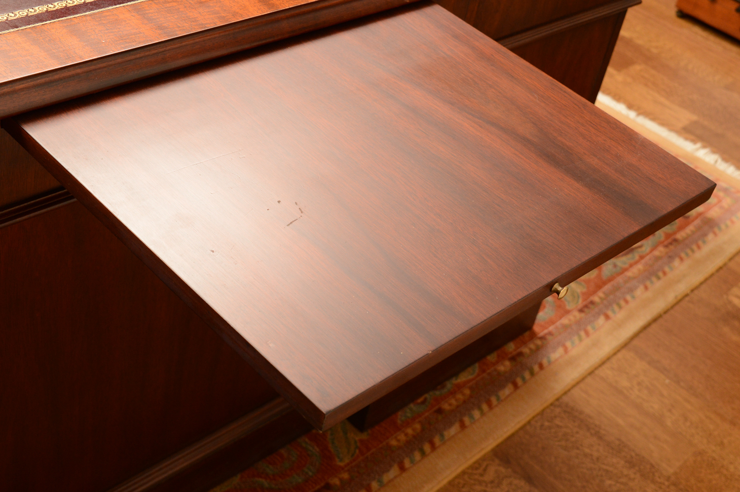 Leather Top Executive Desk by Henkel Moore