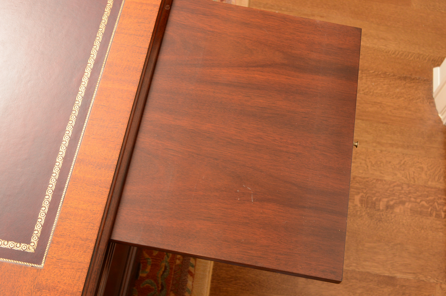 Leather Top Executive Desk by Henkel Moore