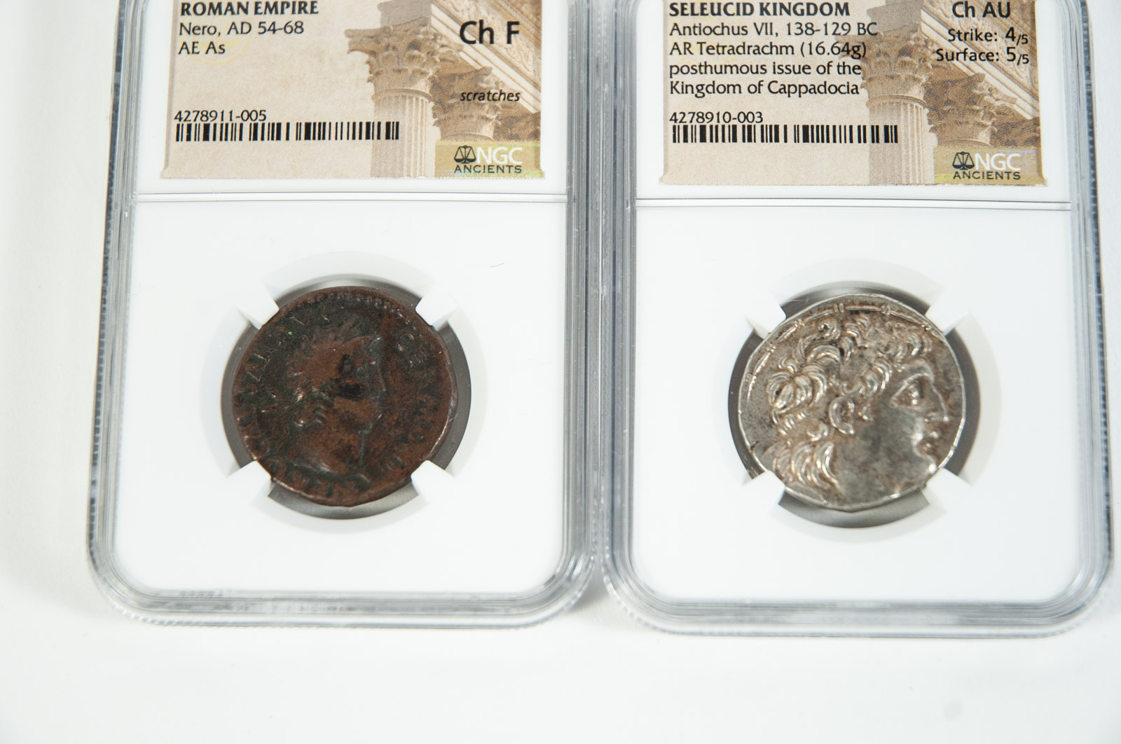 Four NGC Graded Ancient Coins
