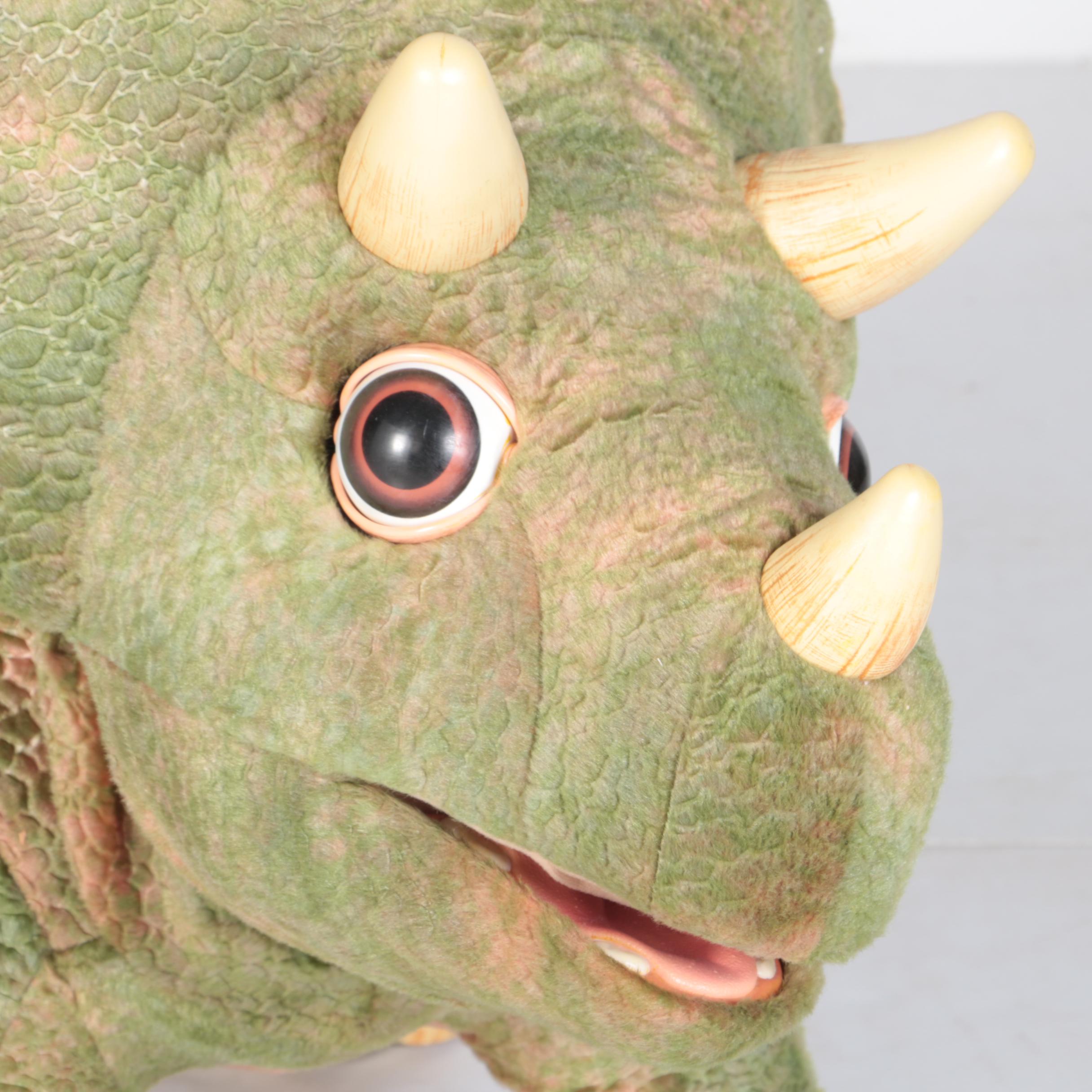 Playskool Kota Animatronic Ride On Triceratops