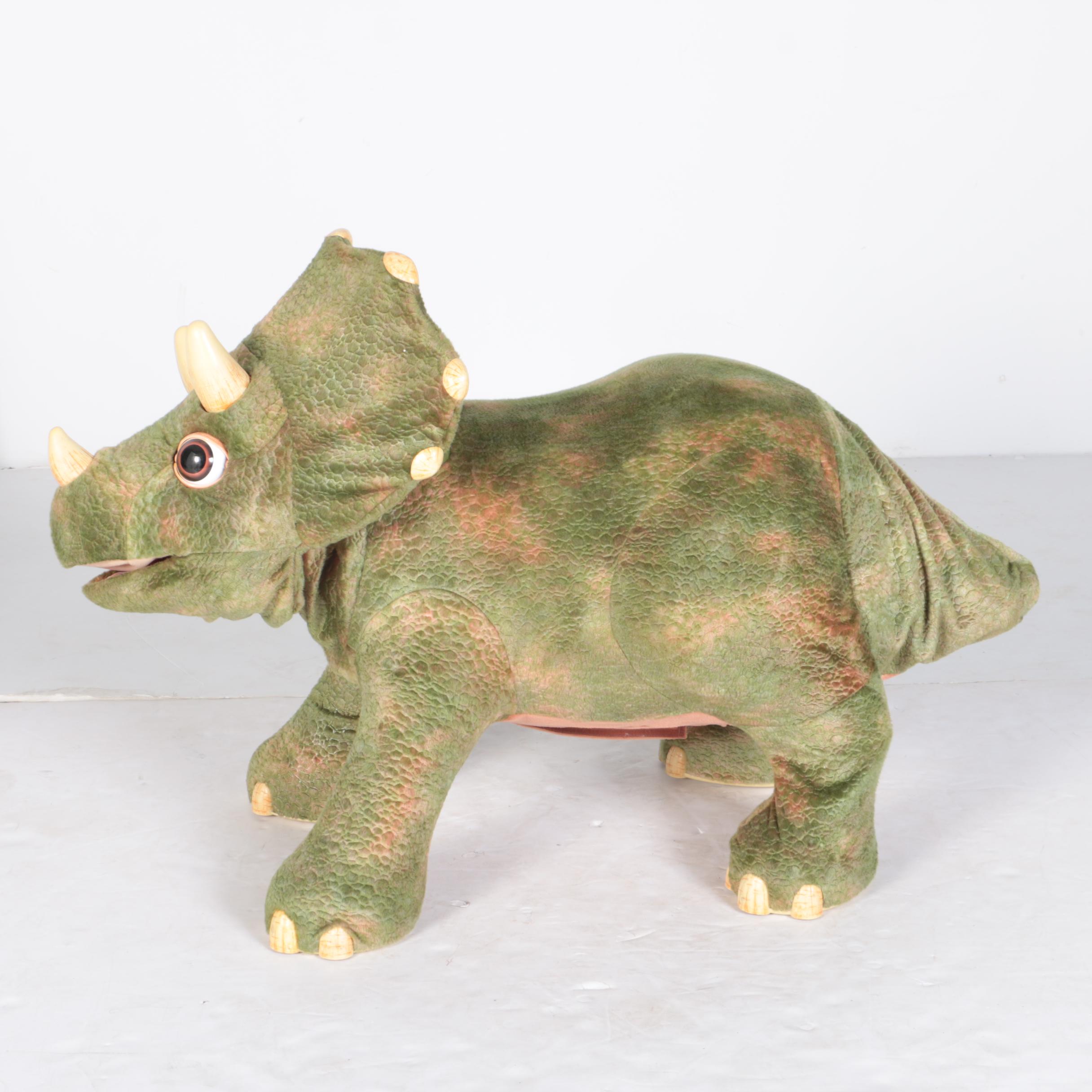 Playskool Kota Animatronic Ride On Triceratops