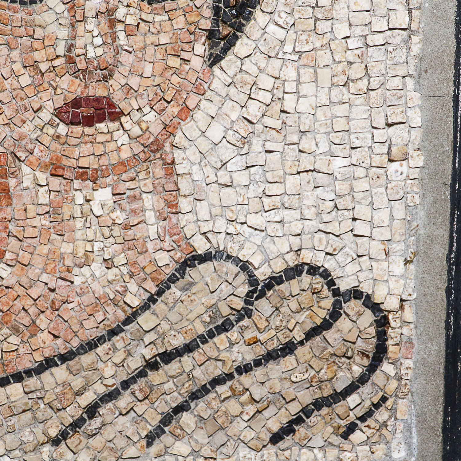 Greco-Roman Style Mosaic Portrait