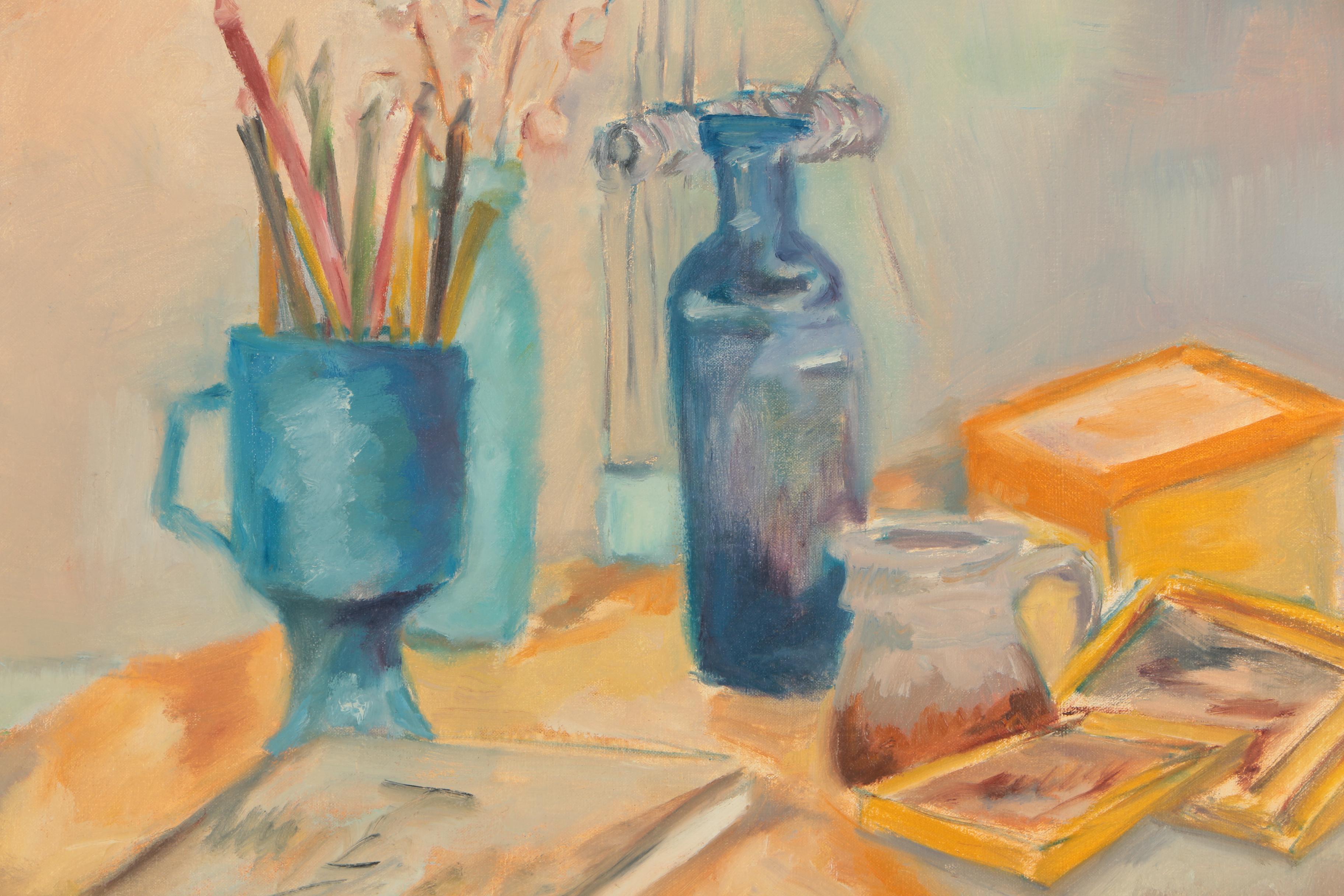 Oil Painting of Still Life Attributed to Charlotte Eicher