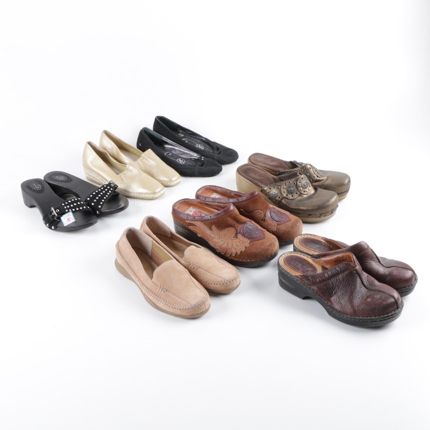 Women's Clogs, Flats and Slides Including Lucky Brand, Andre Assous and Born