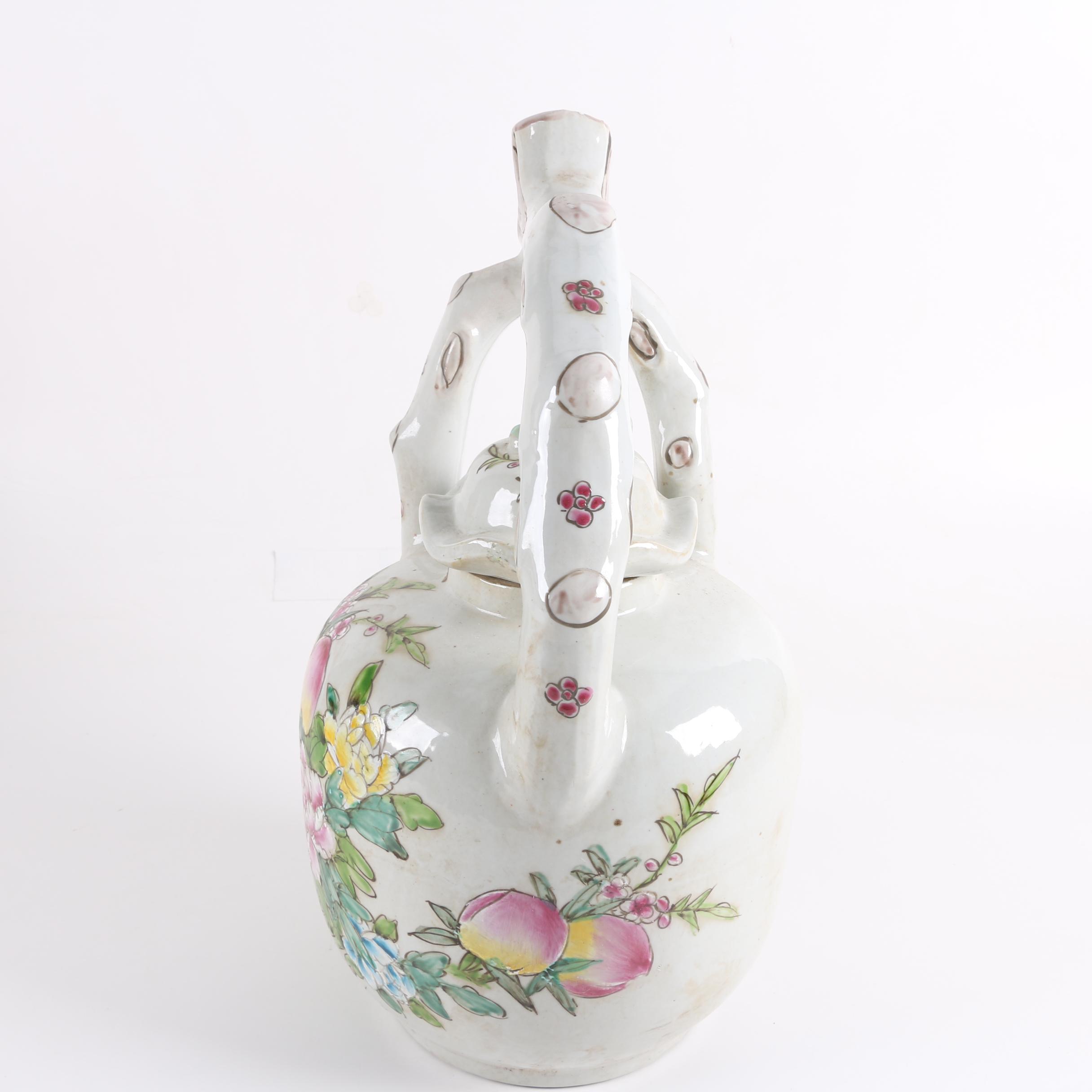 Chinese Hand-Painted Porcelain Teapot