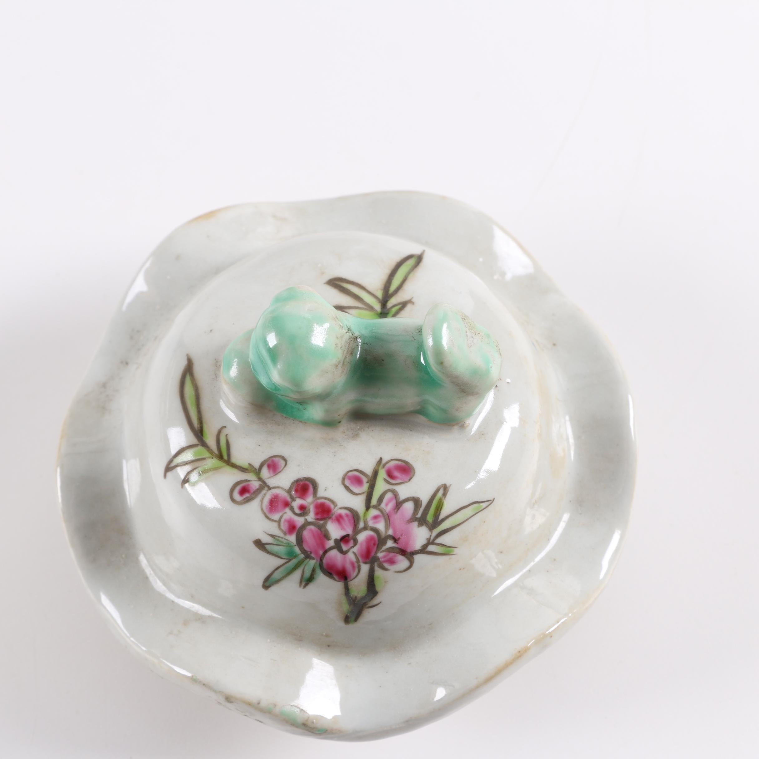 Chinese Hand-Painted Porcelain Teapot