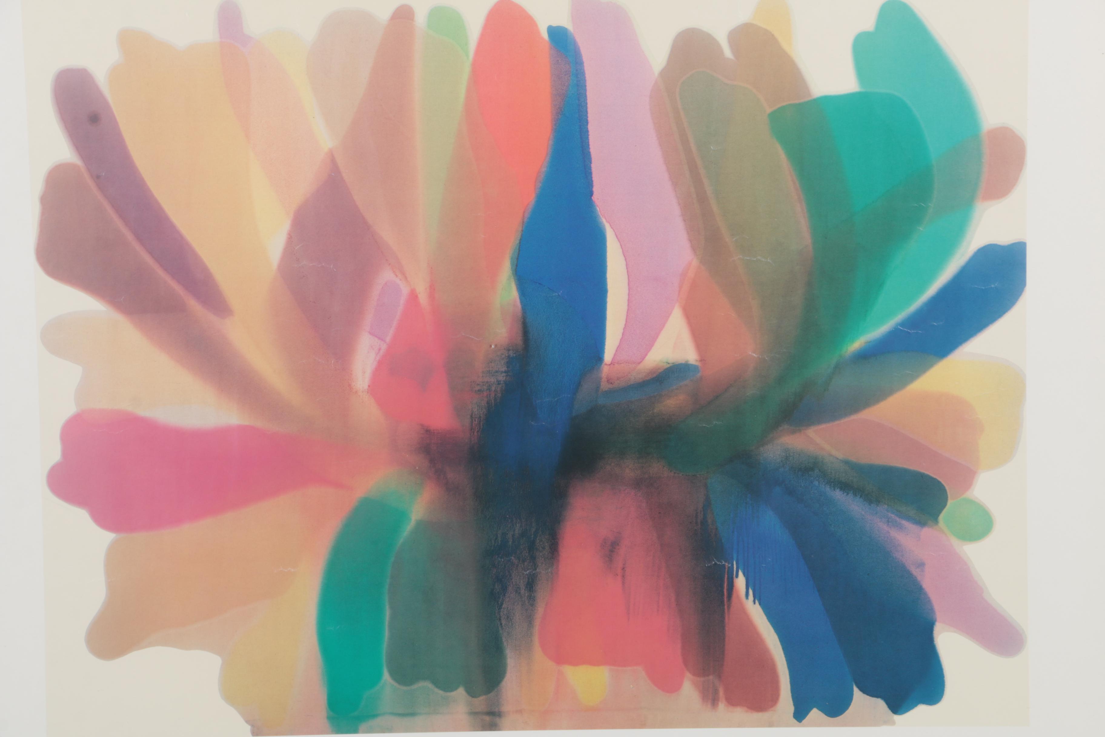 Offset Lithograph After Morris Louis "Point of Tranquility"