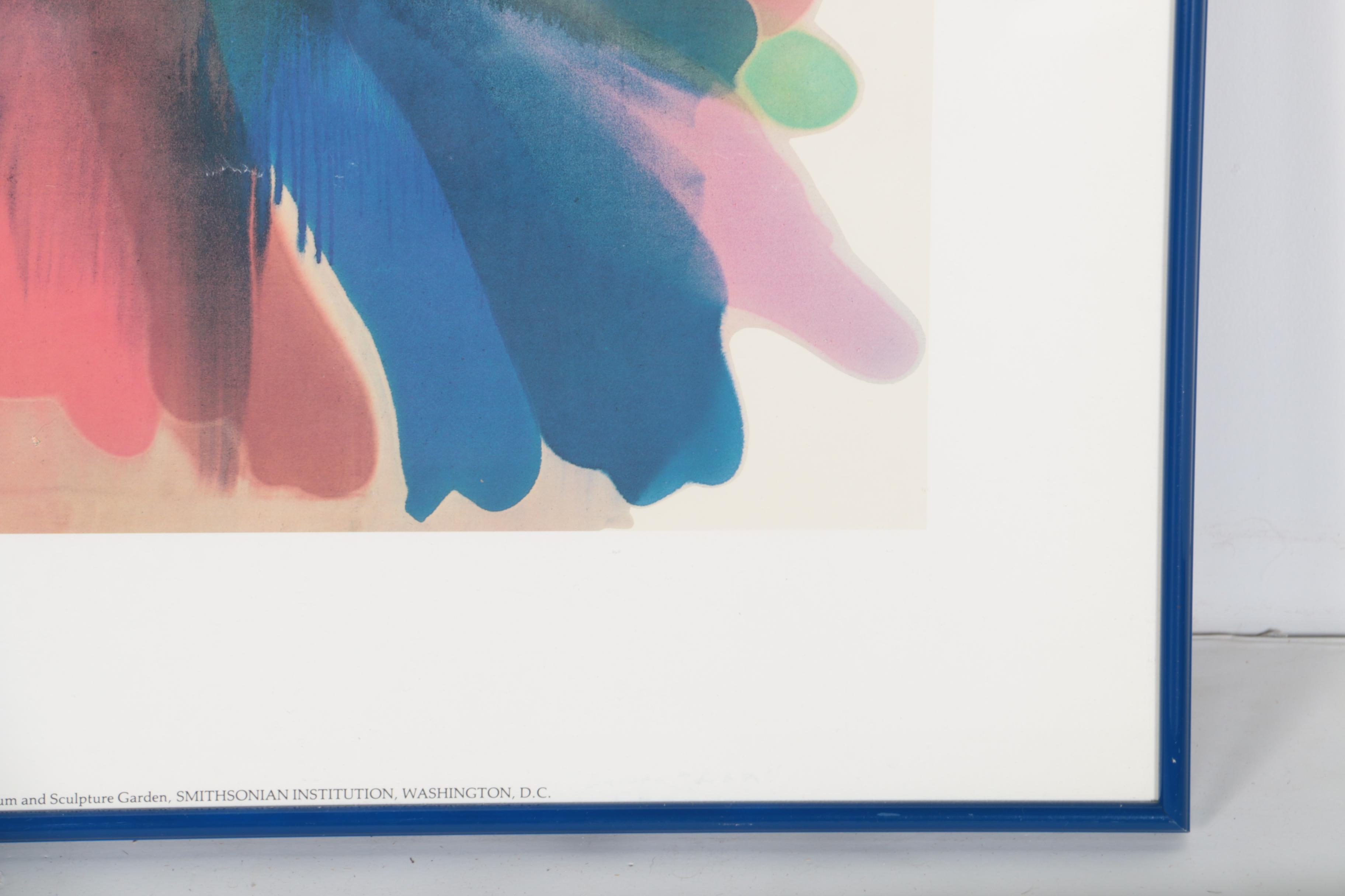 Offset Lithograph After Morris Louis "Point of Tranquility"