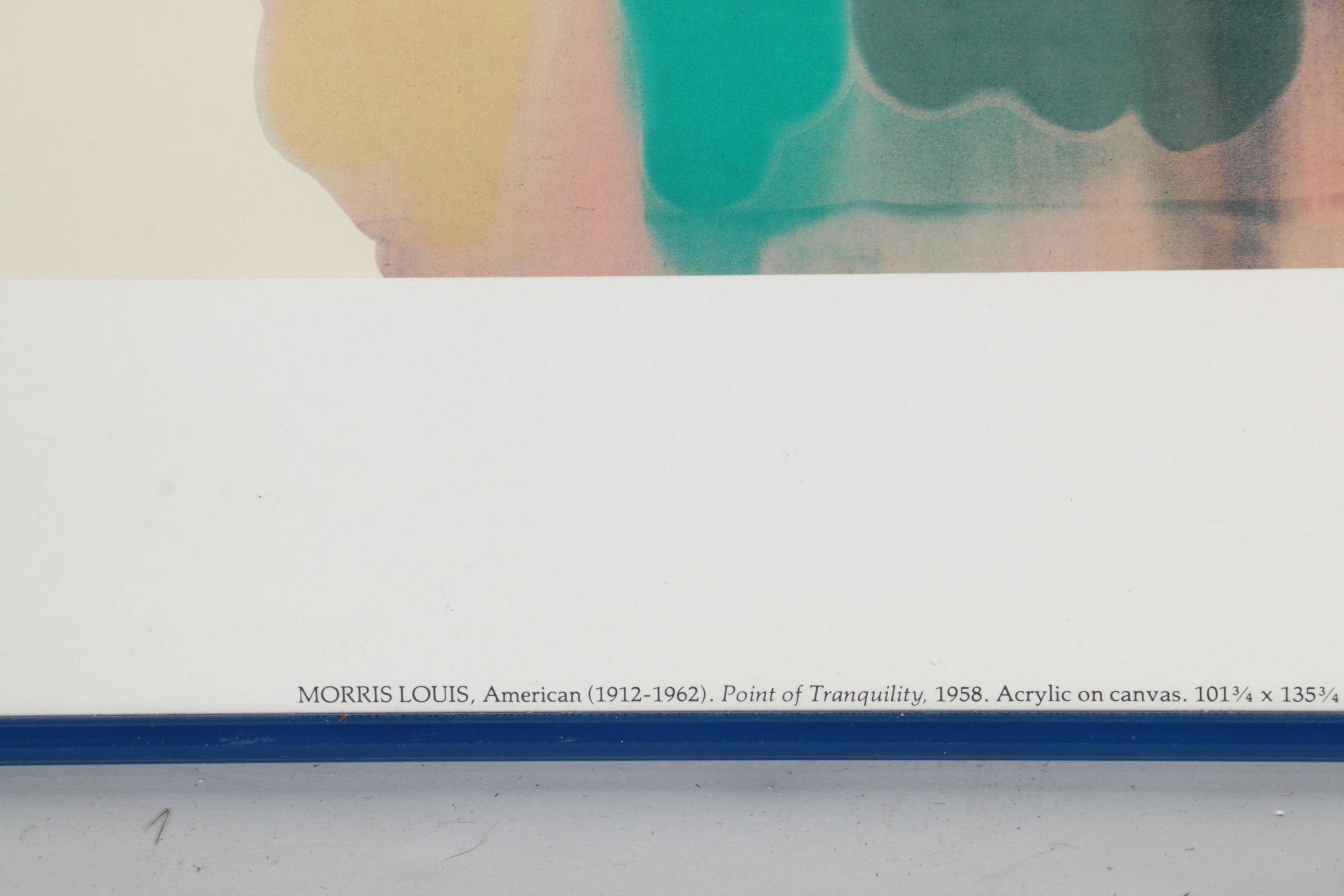 Offset Lithograph After Morris Louis "Point of Tranquility"