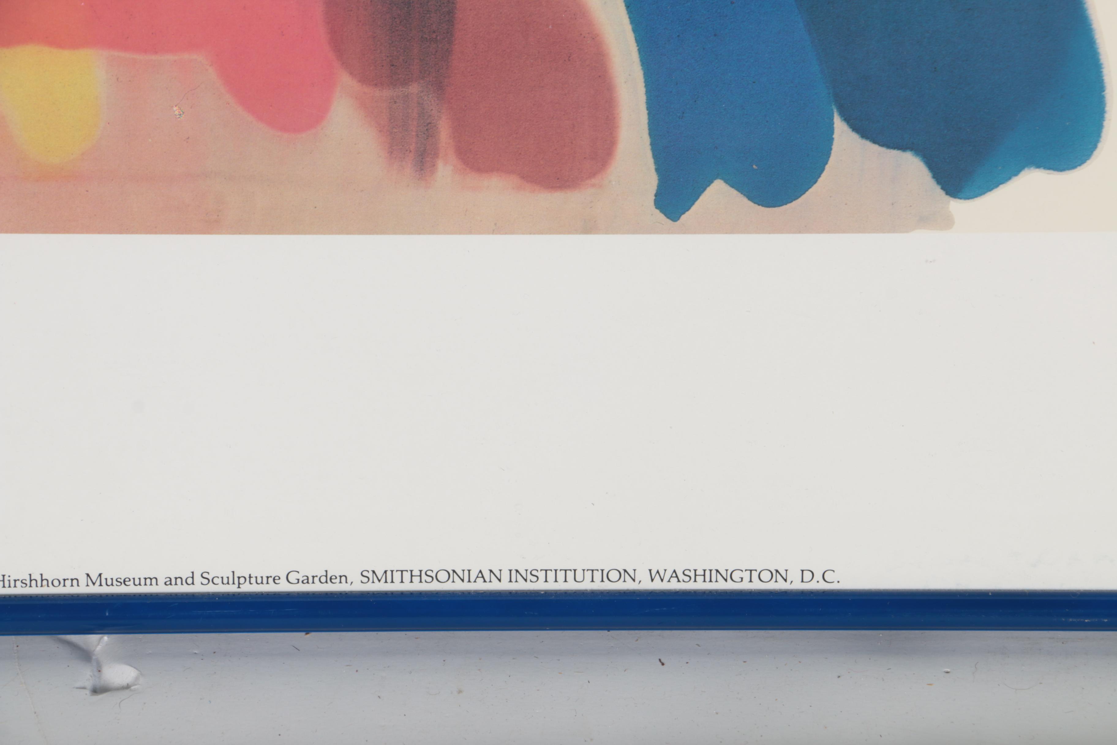 Offset Lithograph After Morris Louis "Point of Tranquility"