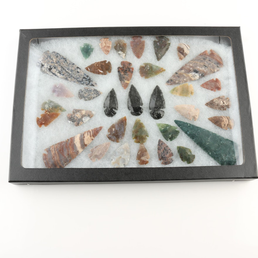 Collection of 35 Contemporary Replica Points