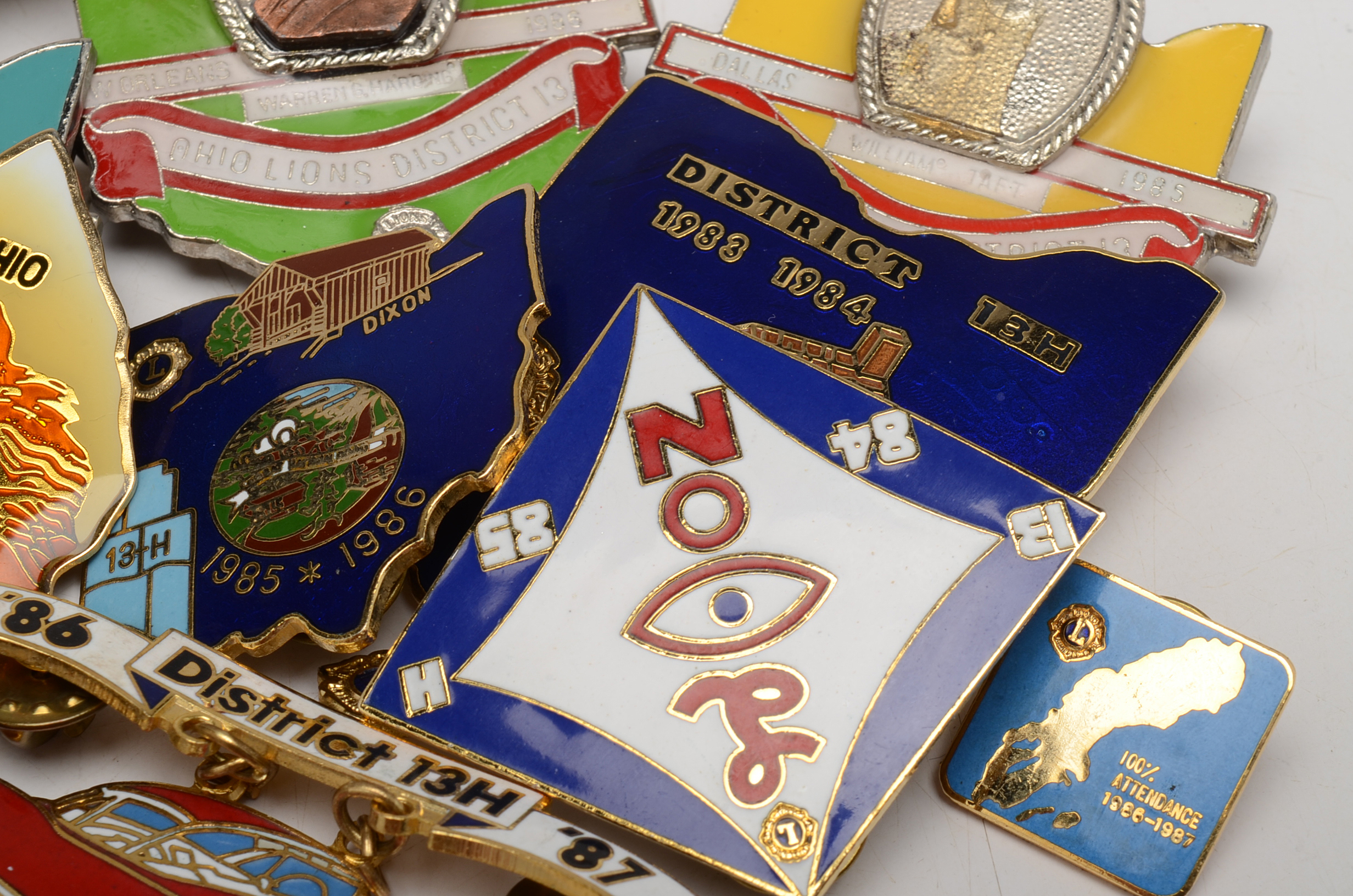 Ohio Lions Club Pinbacks