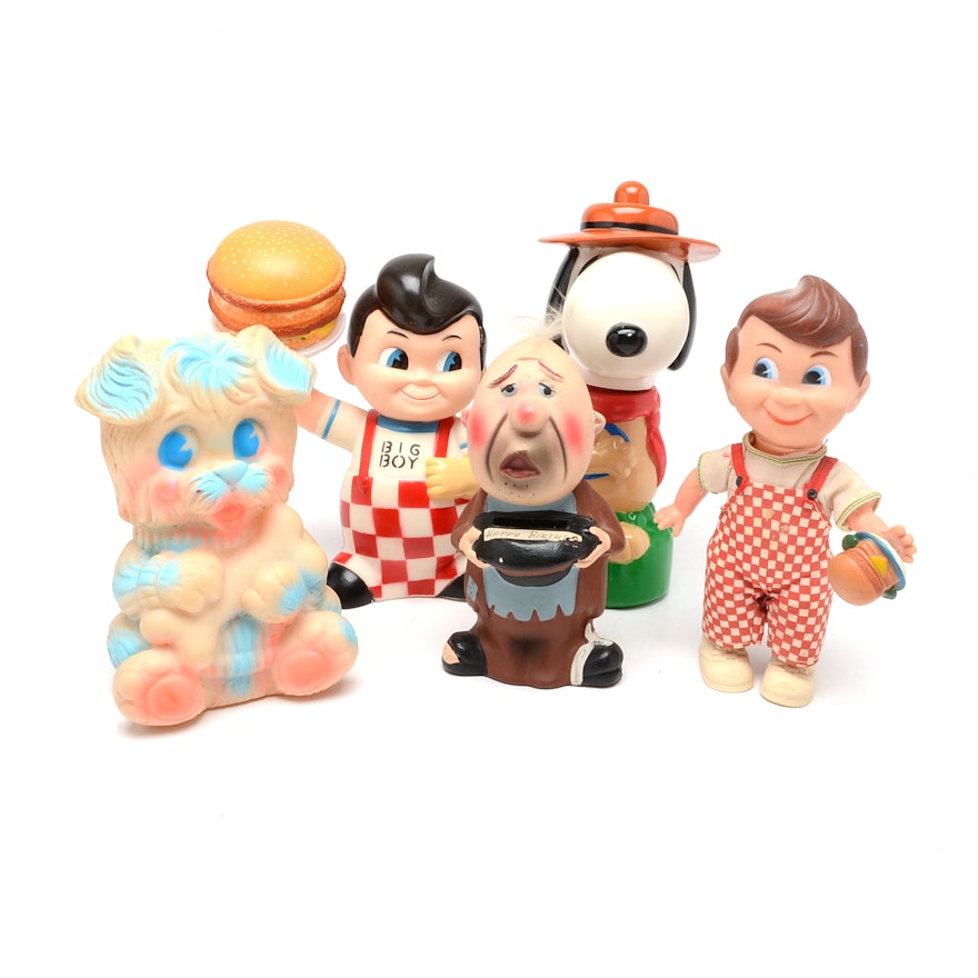 Big Boy, Snoopy, and Other Vintage Figures and Coin Banks