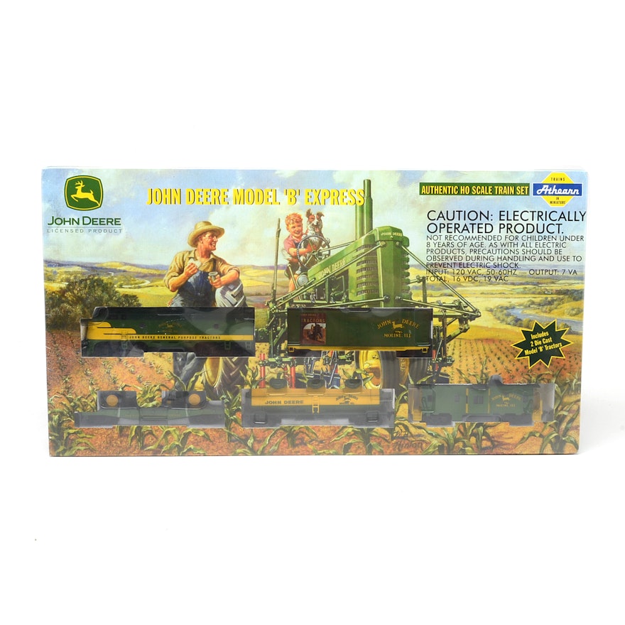 "John Deere" Sealed and Boxed Contemporary Train Set