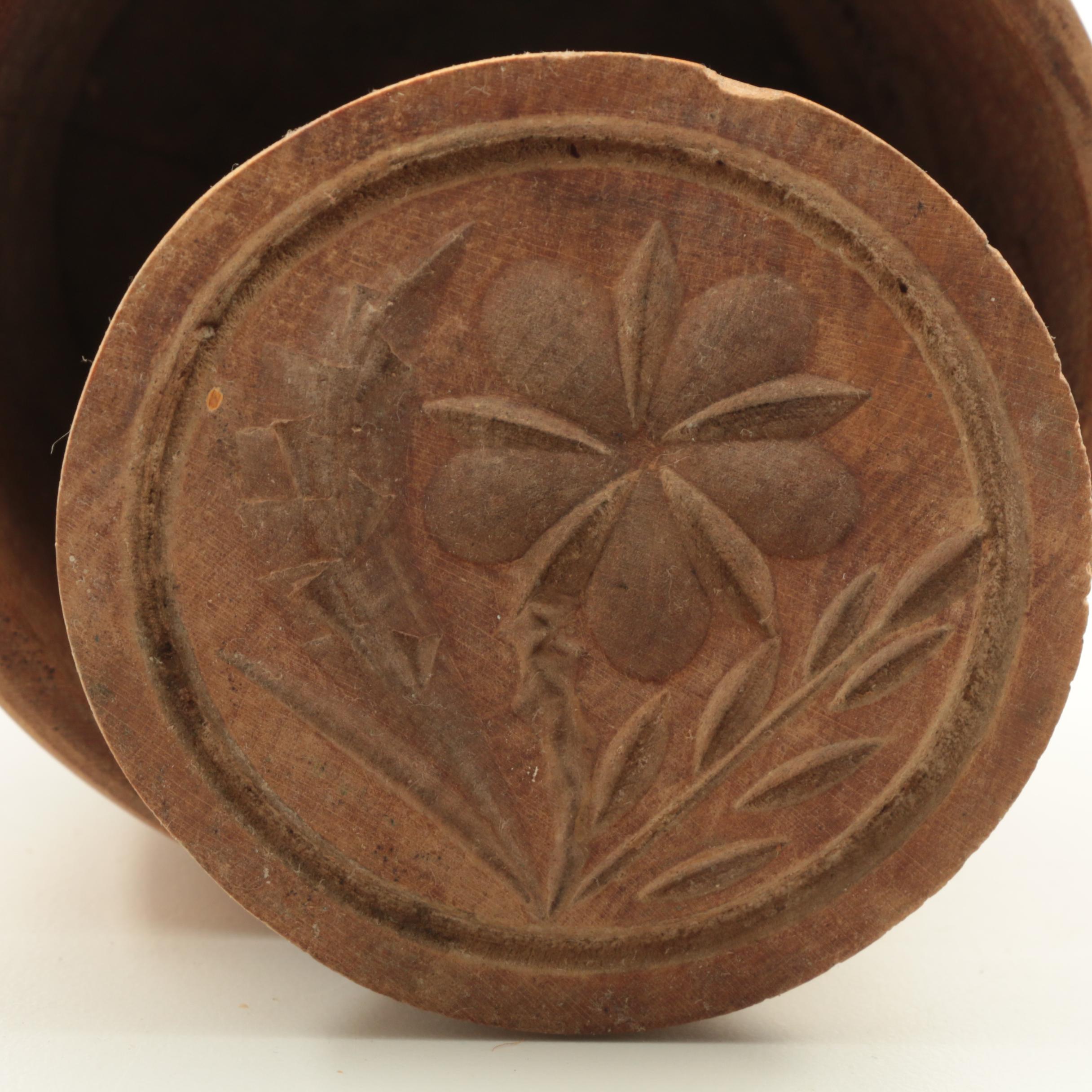 Antique Wooden Butter Molds