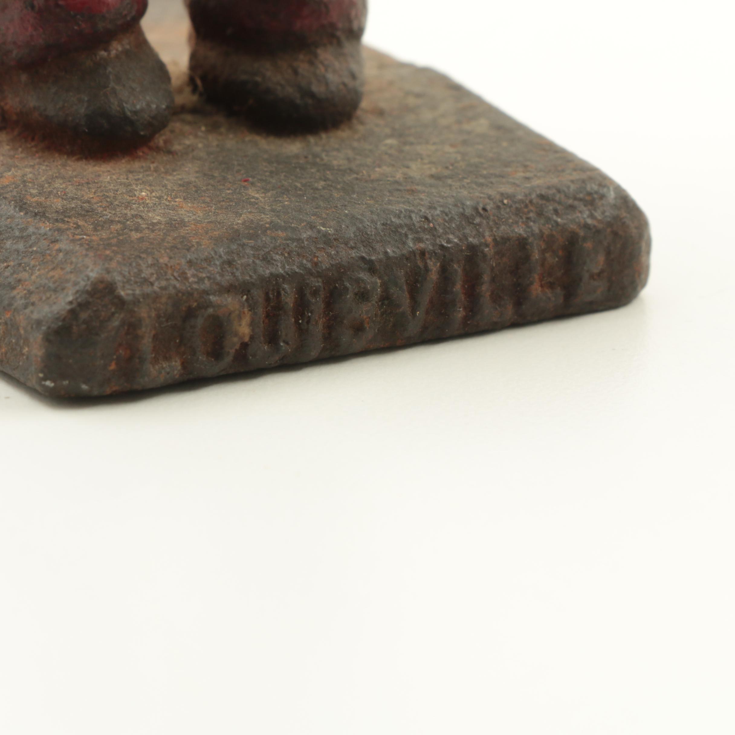 Louisville International Harvester Cast Iron Bear Figurine