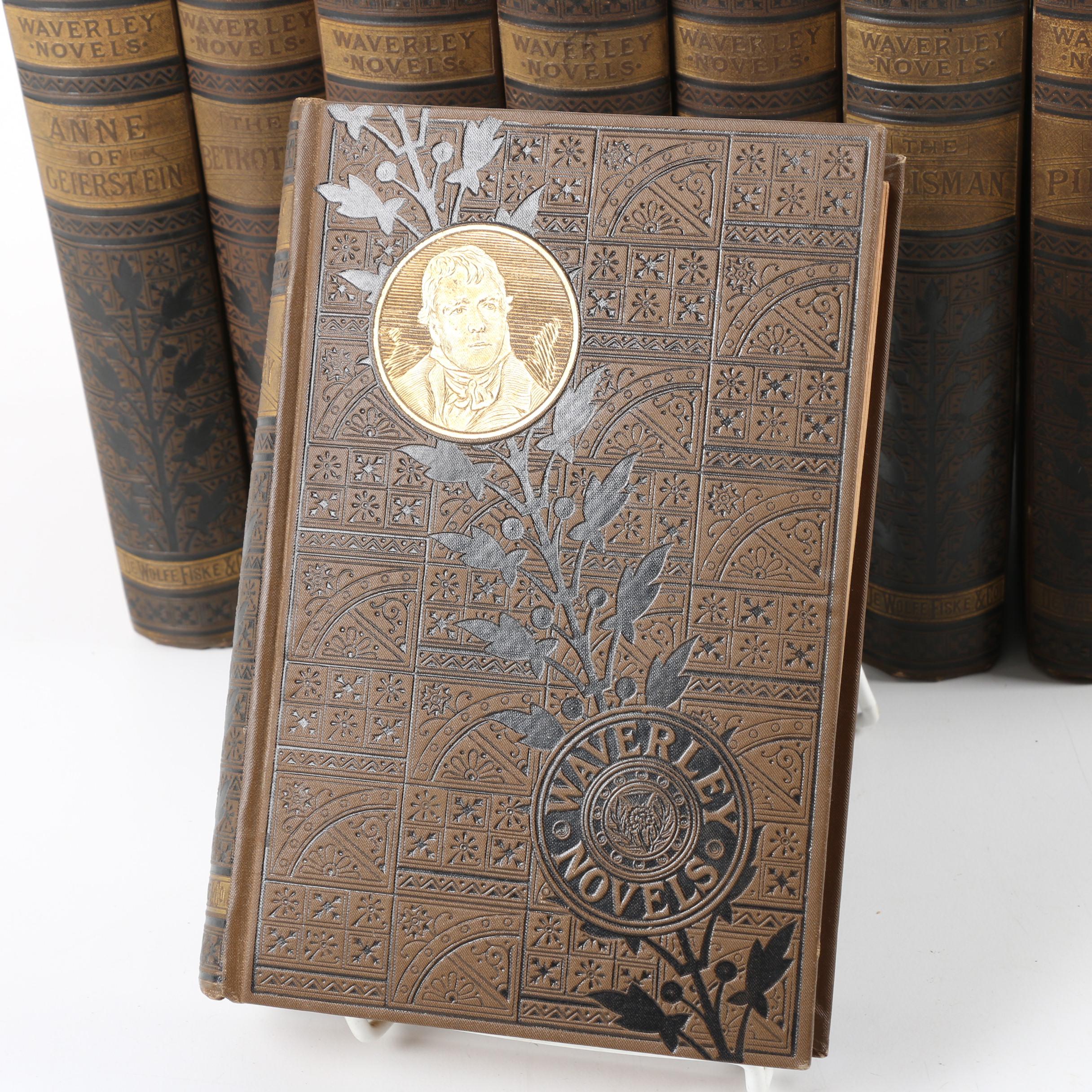 Late 19th-Century "The Waverley Novels" by Sir Walter Scott Multi-Volume Set