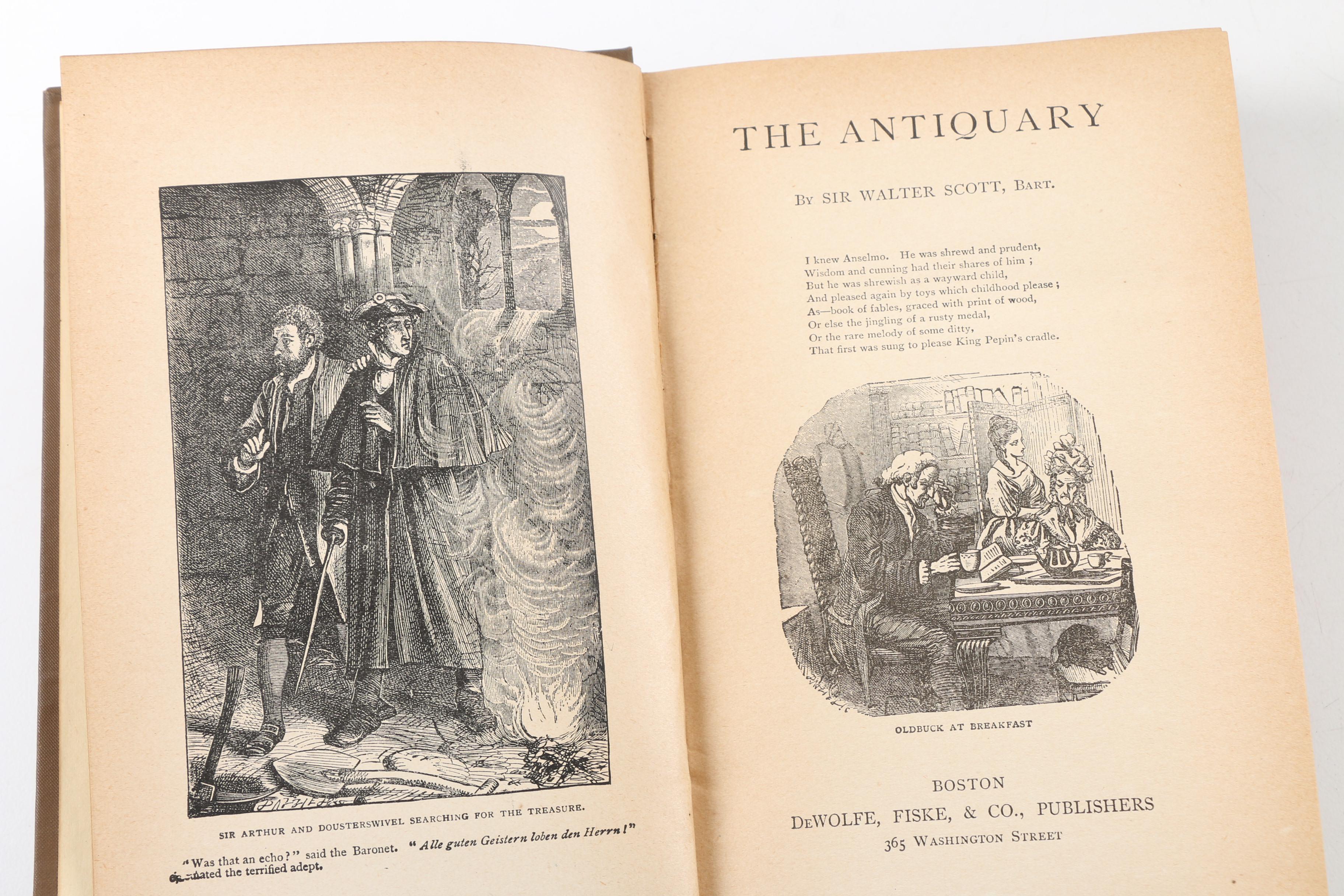 Late 19th-Century "The Waverley Novels" by Sir Walter Scott Multi-Volume Set