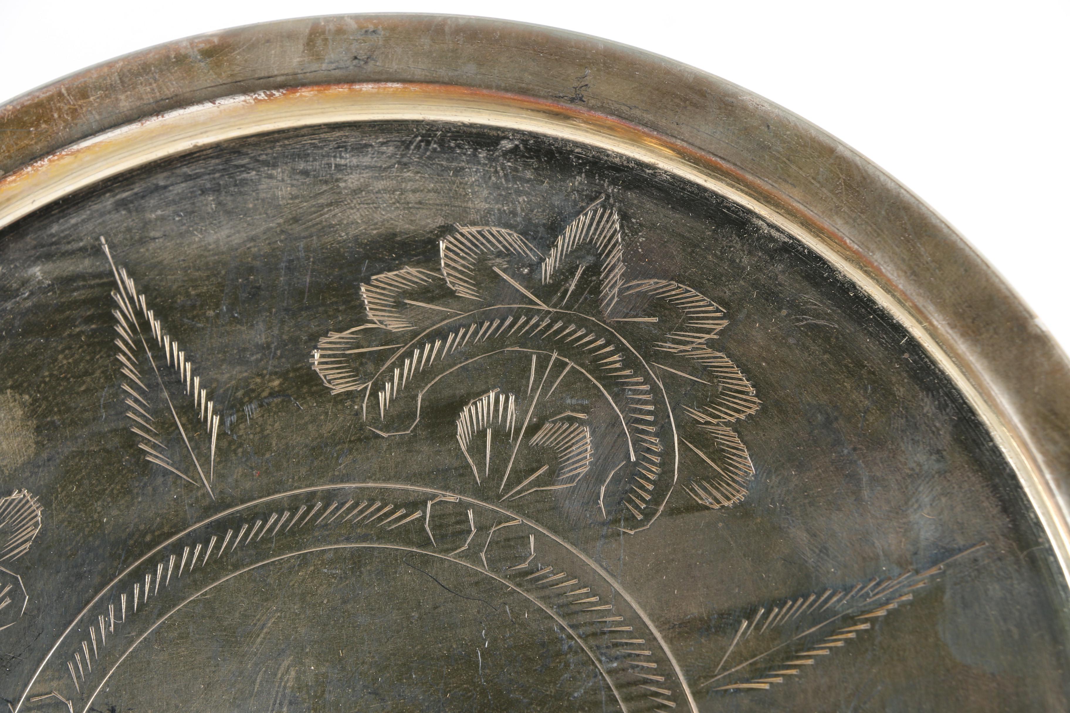 Vintage Silver Plate Teapot, Coffee Pot, Stemware, and Serving Tray