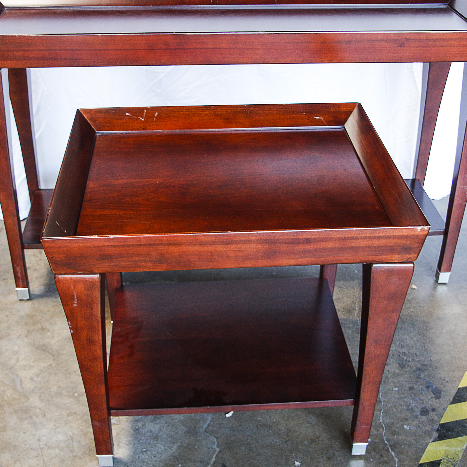 Contemporary Console Table and Side Table
