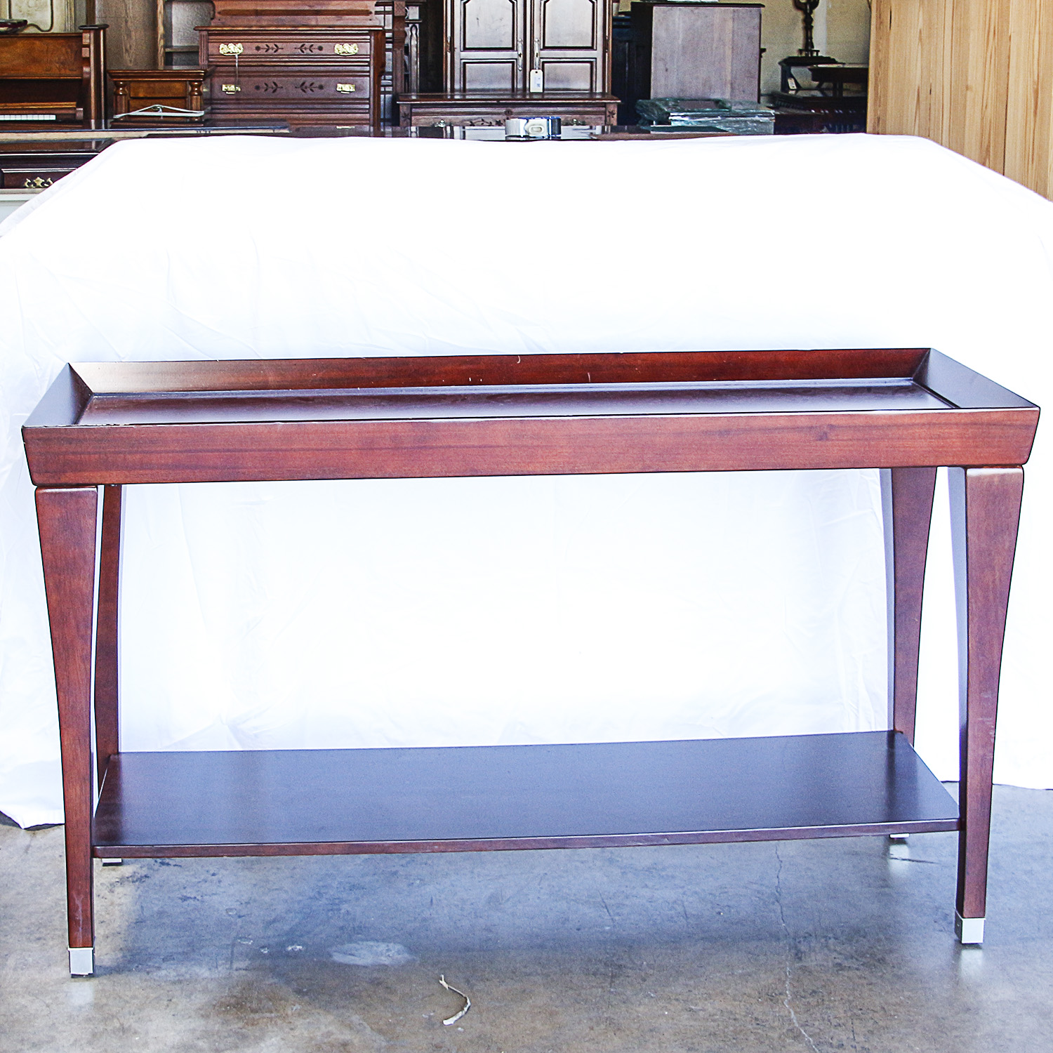 Contemporary Console Table and Side Table