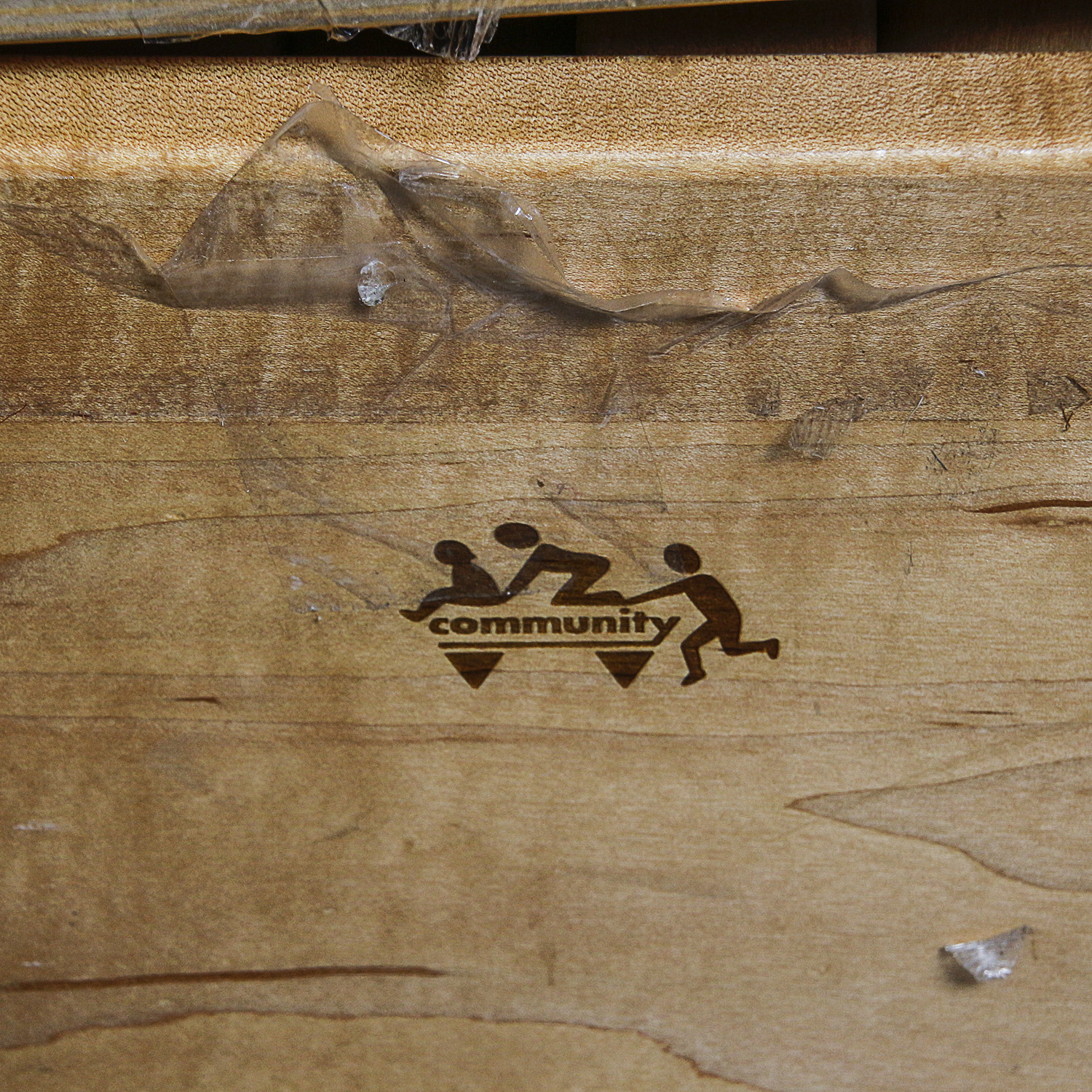 Building Blocks in Wood Chest