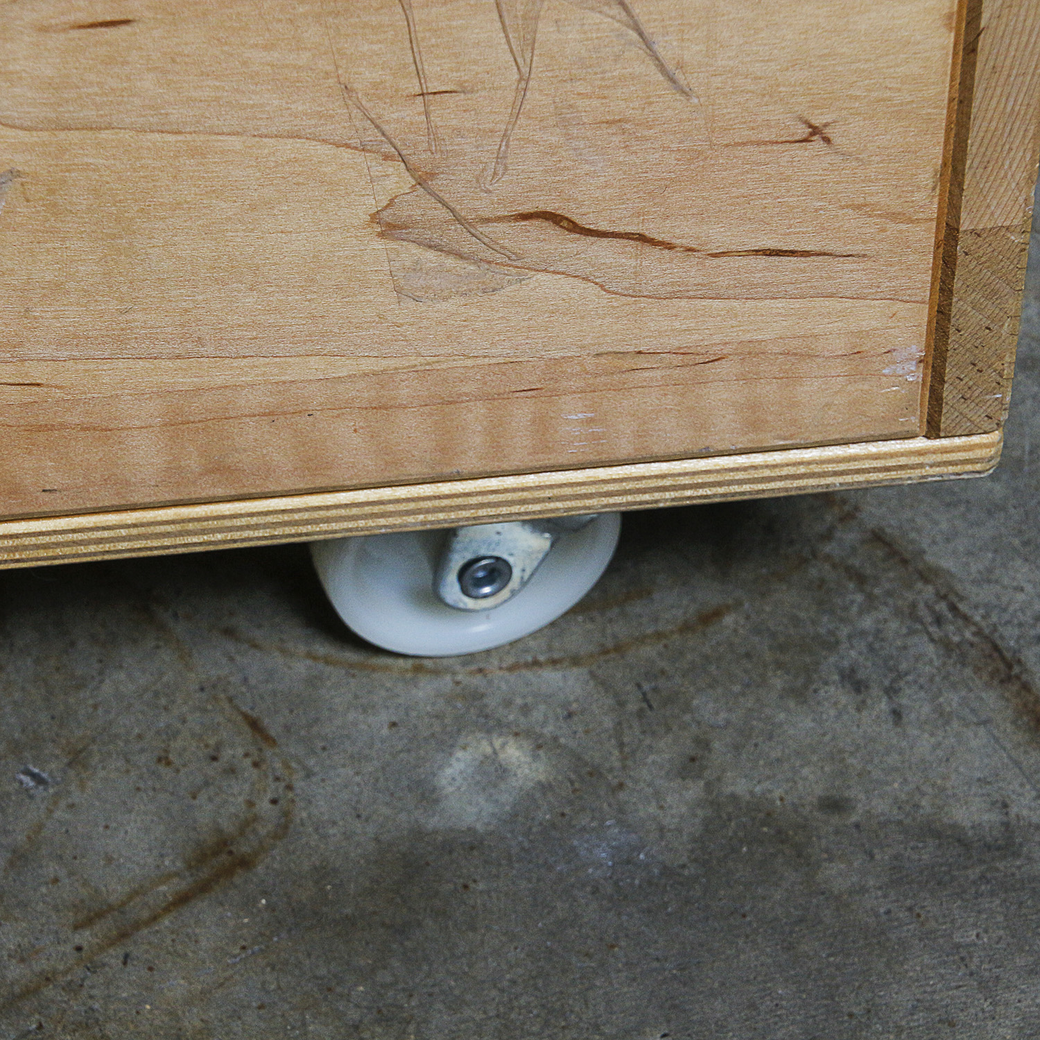 Building Blocks in Wood Chest