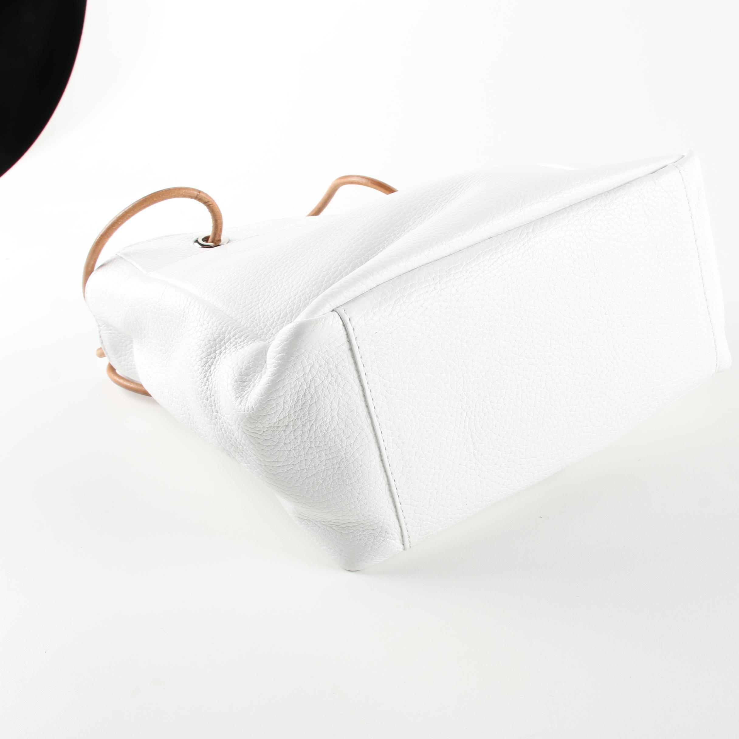 Daniella Ortiz Luz White Leather Handbag