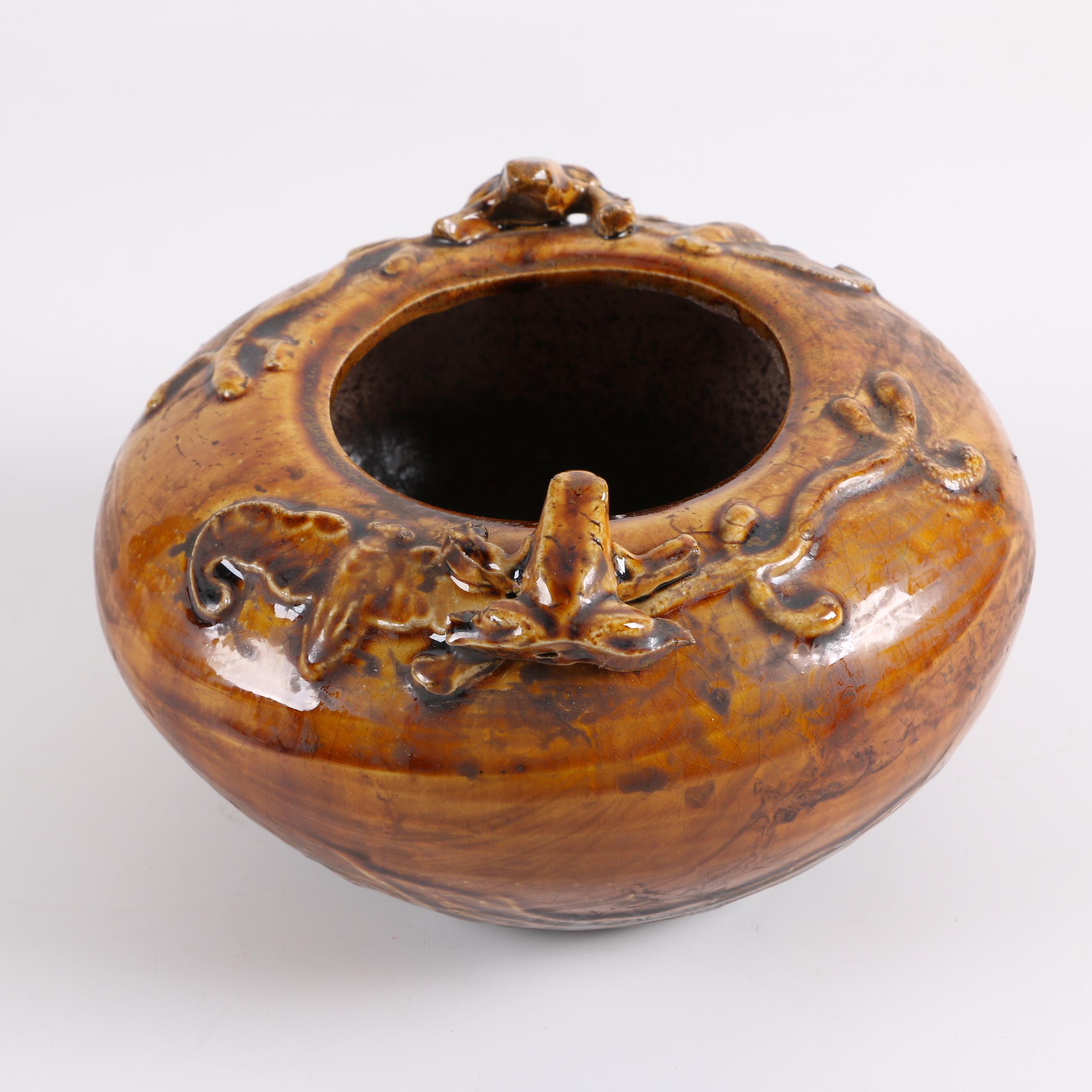 Chinese Ceramic Majolica-Style Vases and Planters