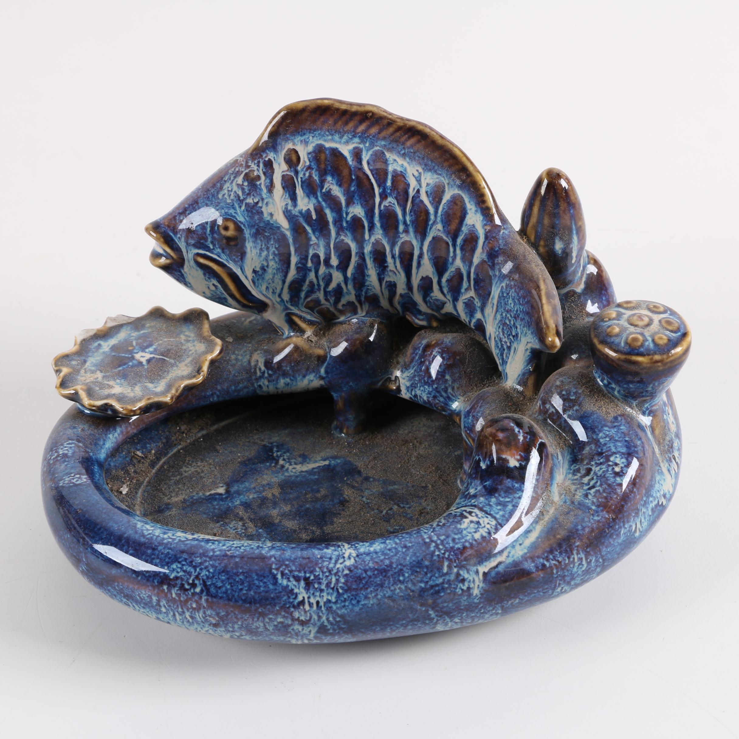 Chinese Ceramic Majolica-Style Vases and Planters