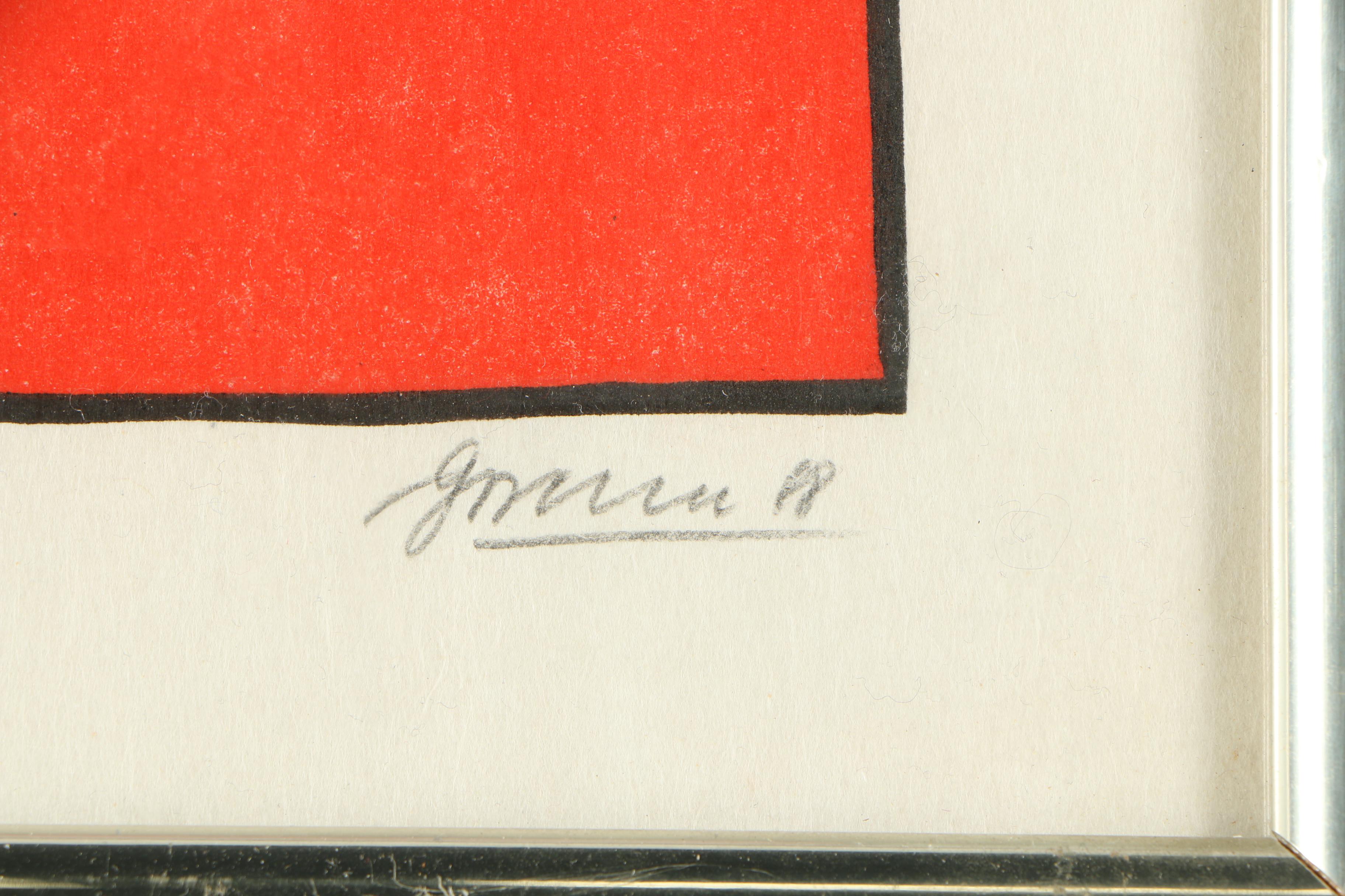 Arwed D. Gorella Lithograph "Alterego"