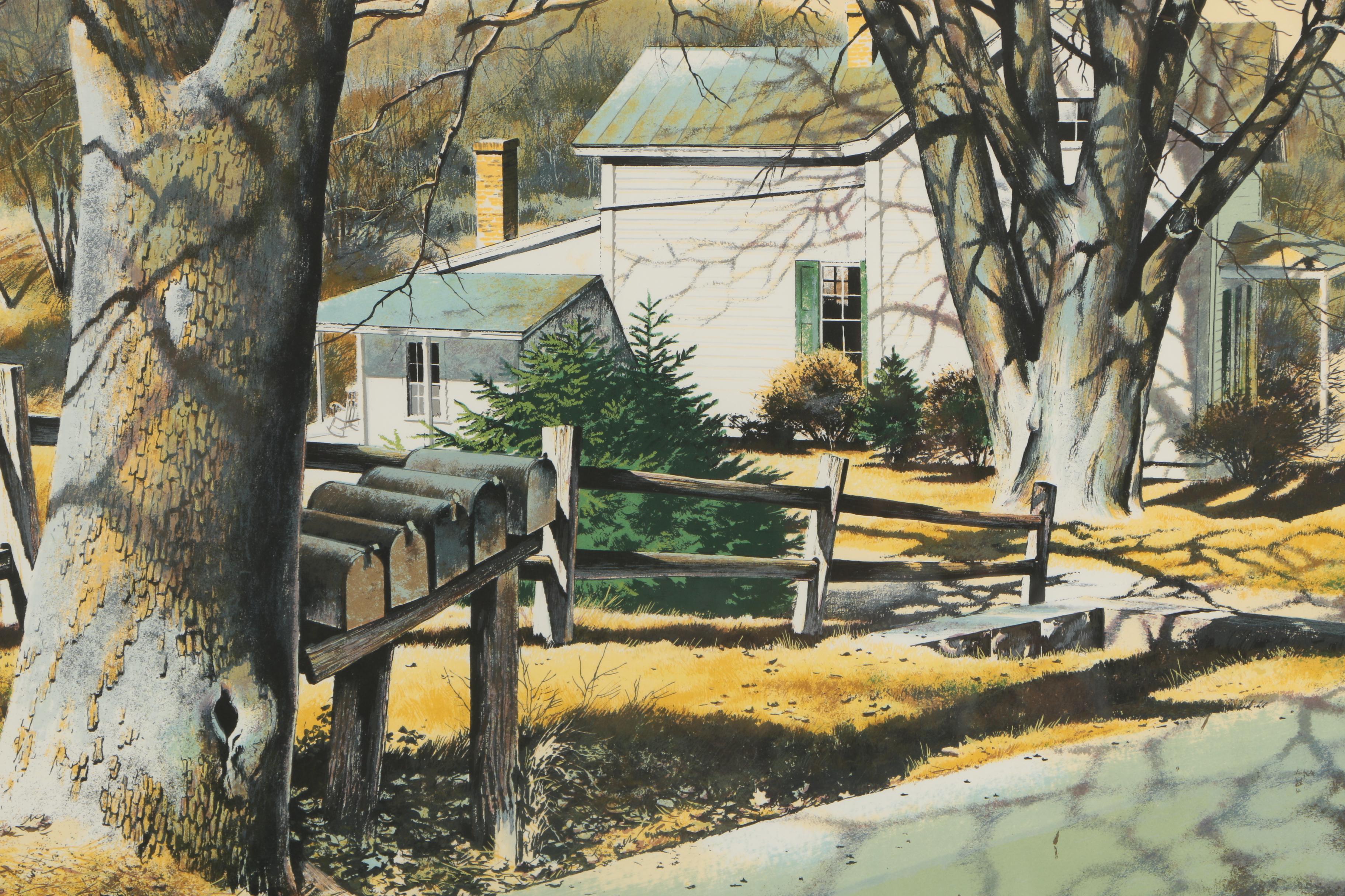 Robert W. Addison Serigraphic Print