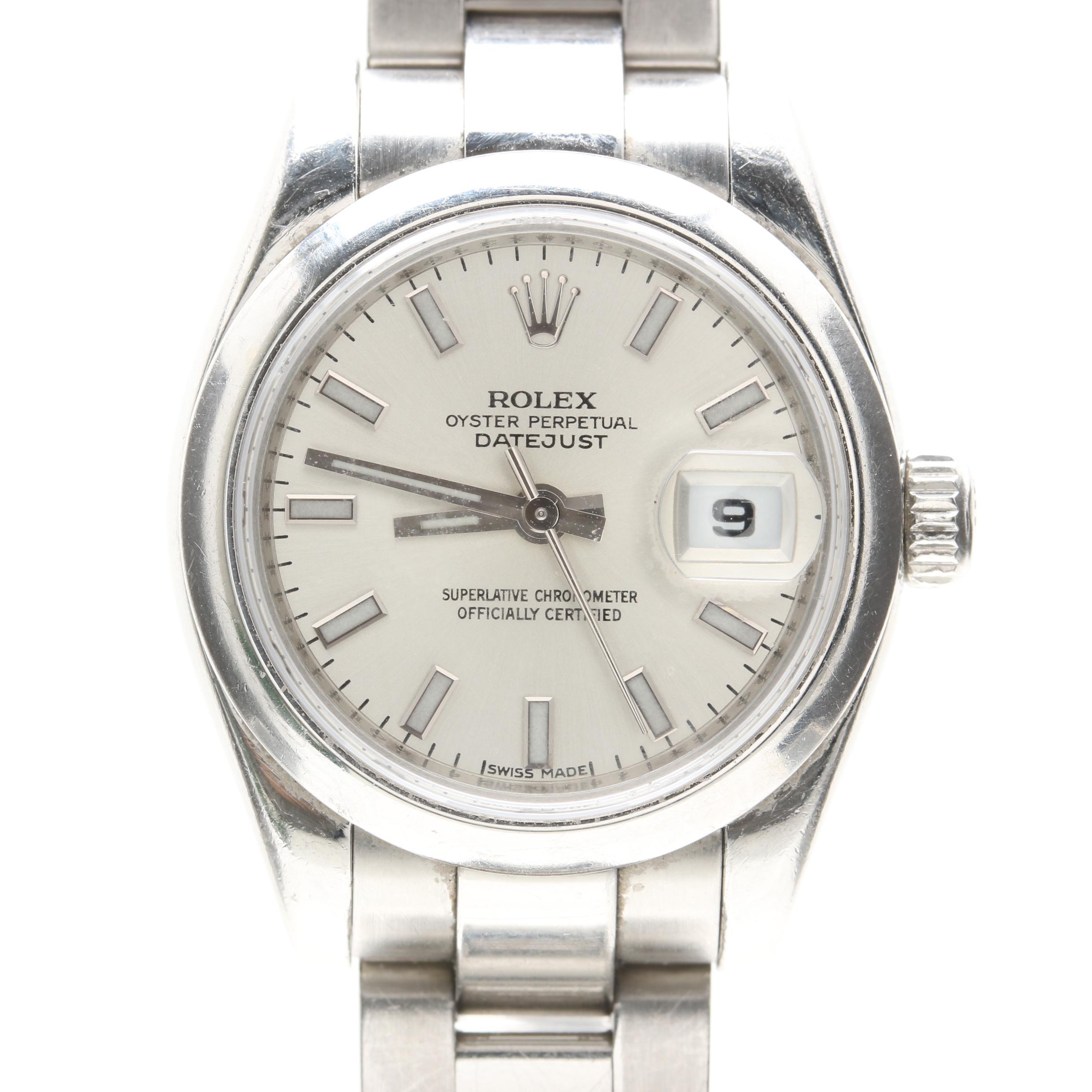 Rolex Perpetual Datejust Stainless Steel Watch